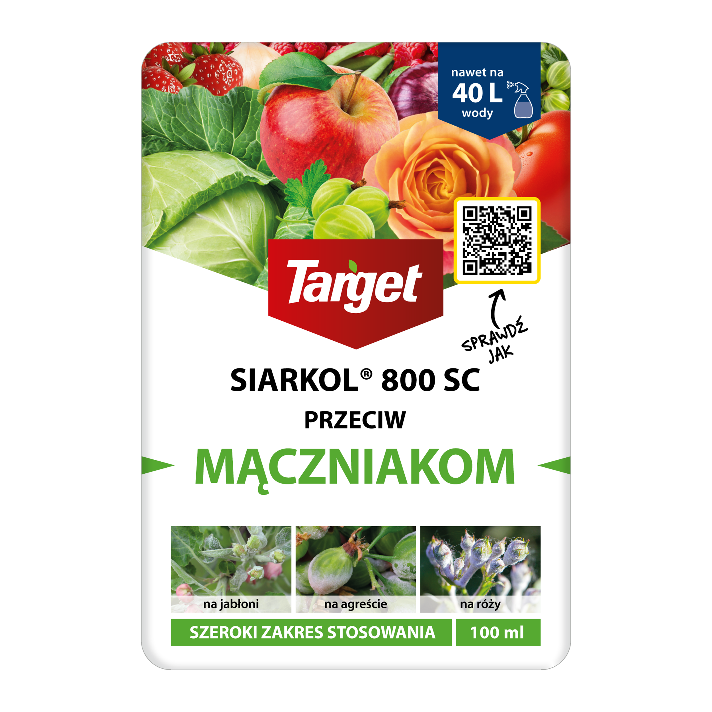 Środek na mączniaki Siarkol 800 SC 100ml Target
