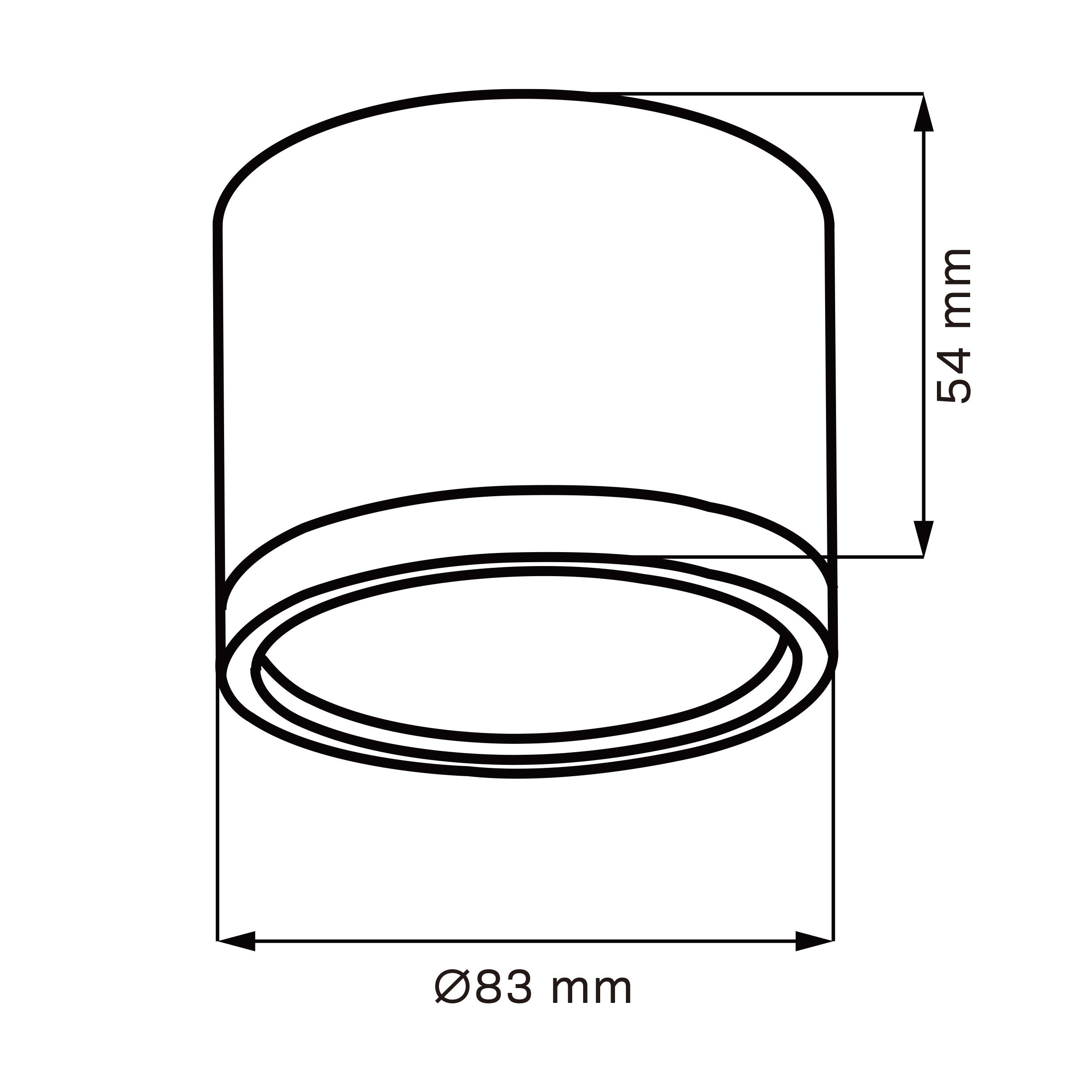 Oprawa natynkowa Mirella czarno-złota GX53 Goldlux - 3
