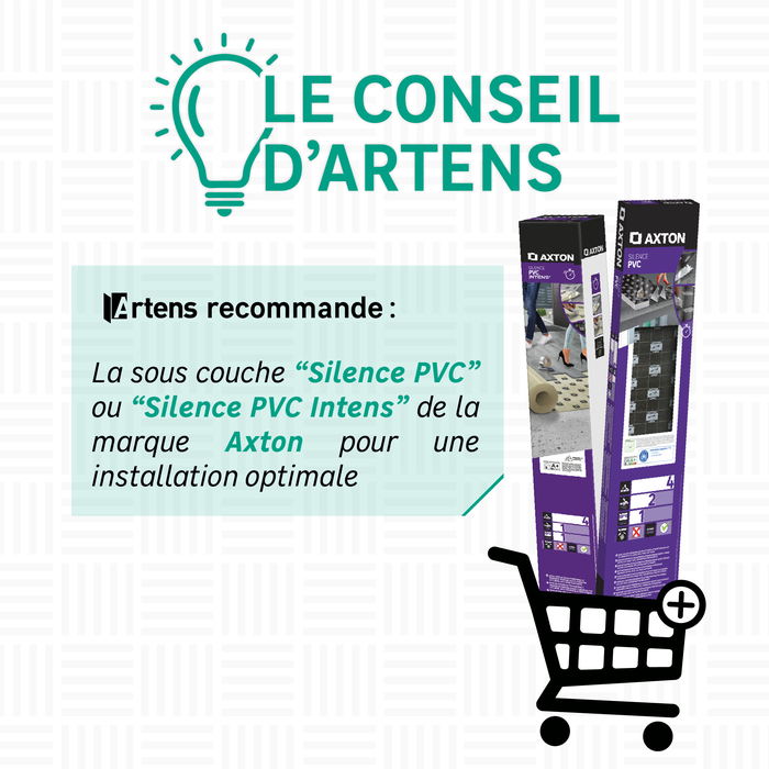 Ajoutez une sous couche pour sol PVC pour une meilleure performance acoustique

Ajouter une sous couche vous permettra d'obtenir une pose de qualité et de gagner en performance acoustique. 

Deux options sont disponibles chez AXTON selon la modération de passage : classique ou intense. 