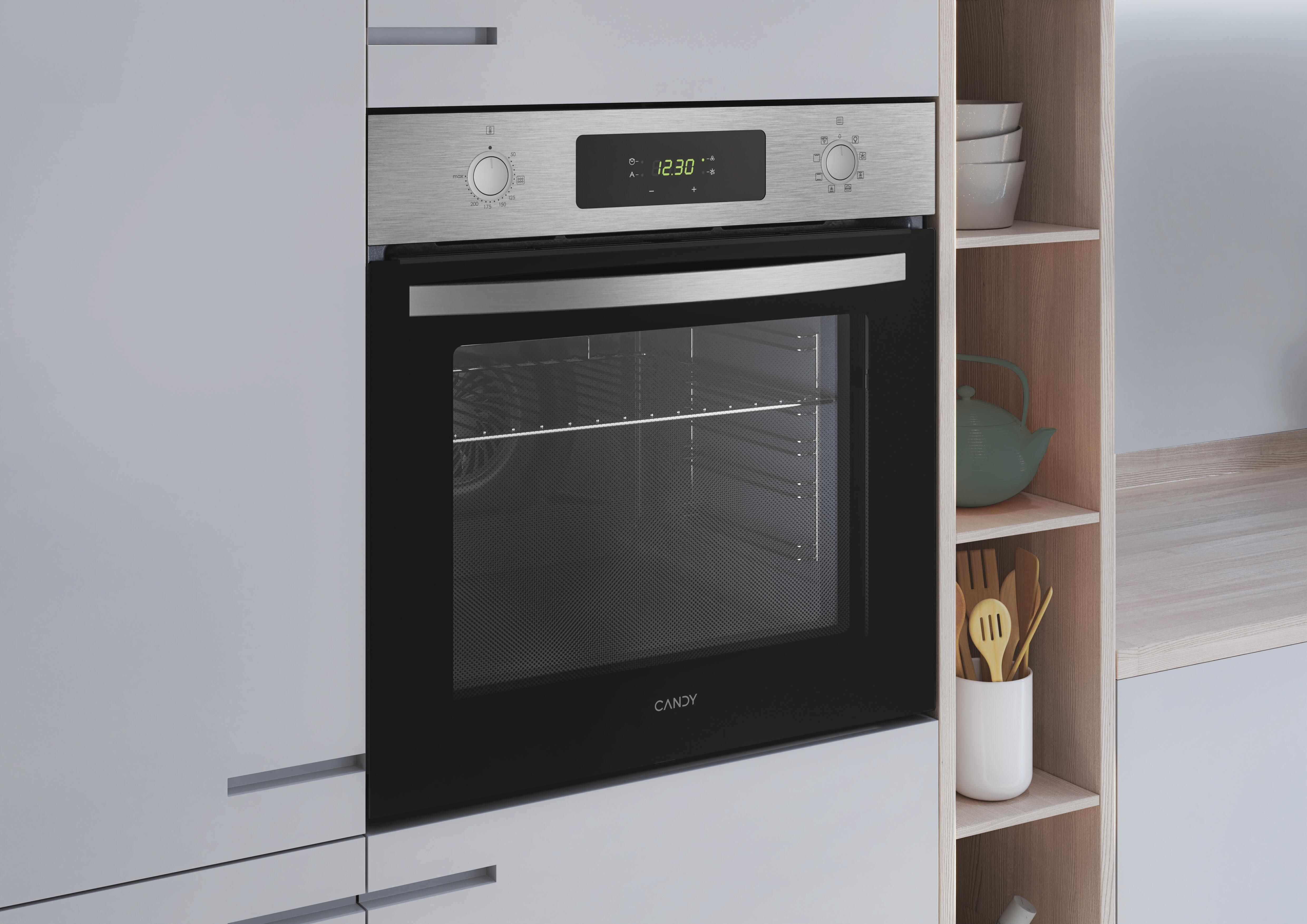 Forno de encastrar multifunções 70L 59,5 x 56,8 x 59,5 cm cinza Candy FIDCP X625 L - 7