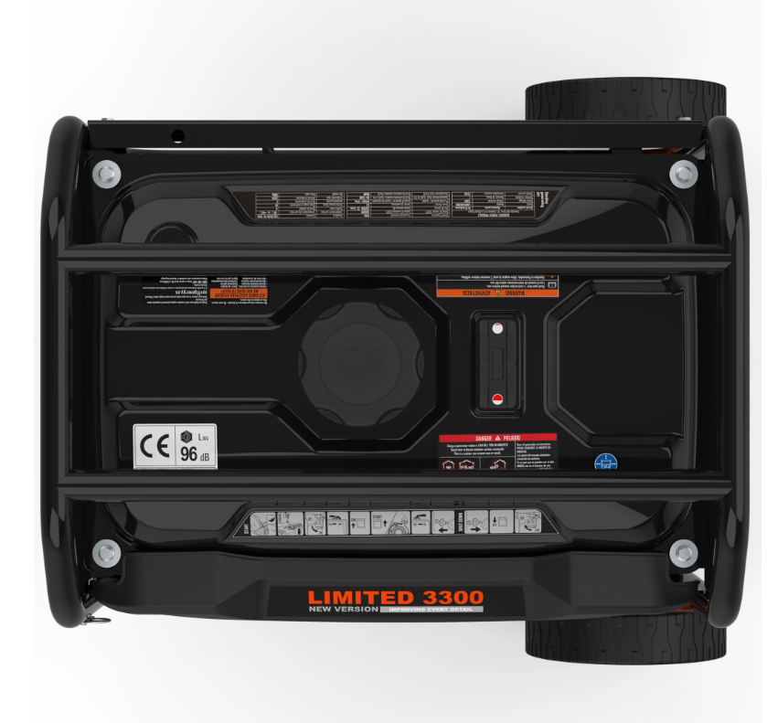 Gerador a gasolina de arranque elétrico 3000 W AVR Genergy Limited 3000 - 11