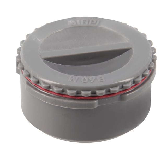 Bouchon en pvc à coller, mâle, D.40