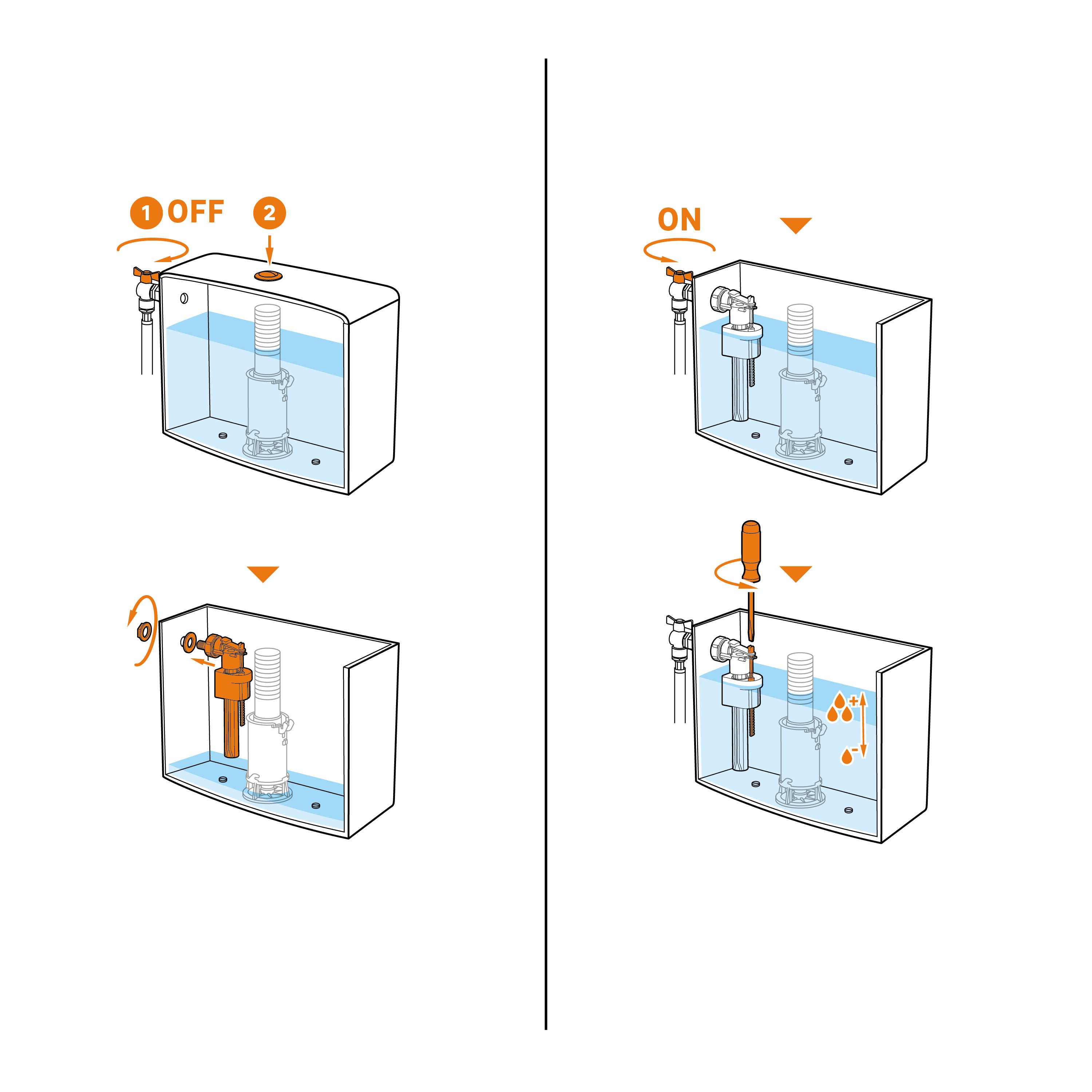 Grifo alimentación EQUATION ultrasilencioso - 8