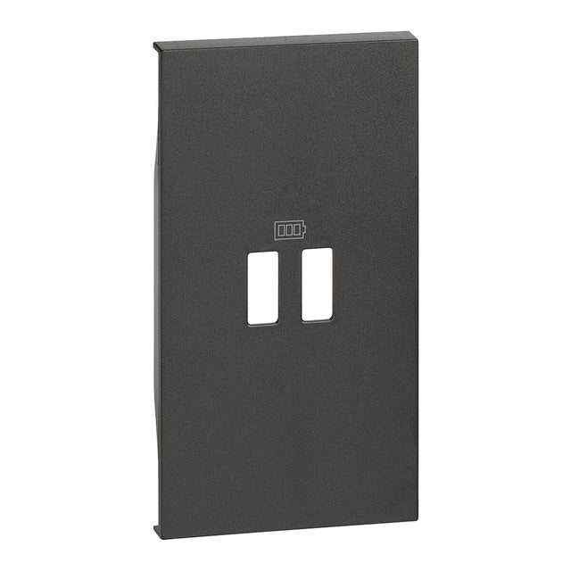 Cover per presa USB 2M BTICINO Living Now nero