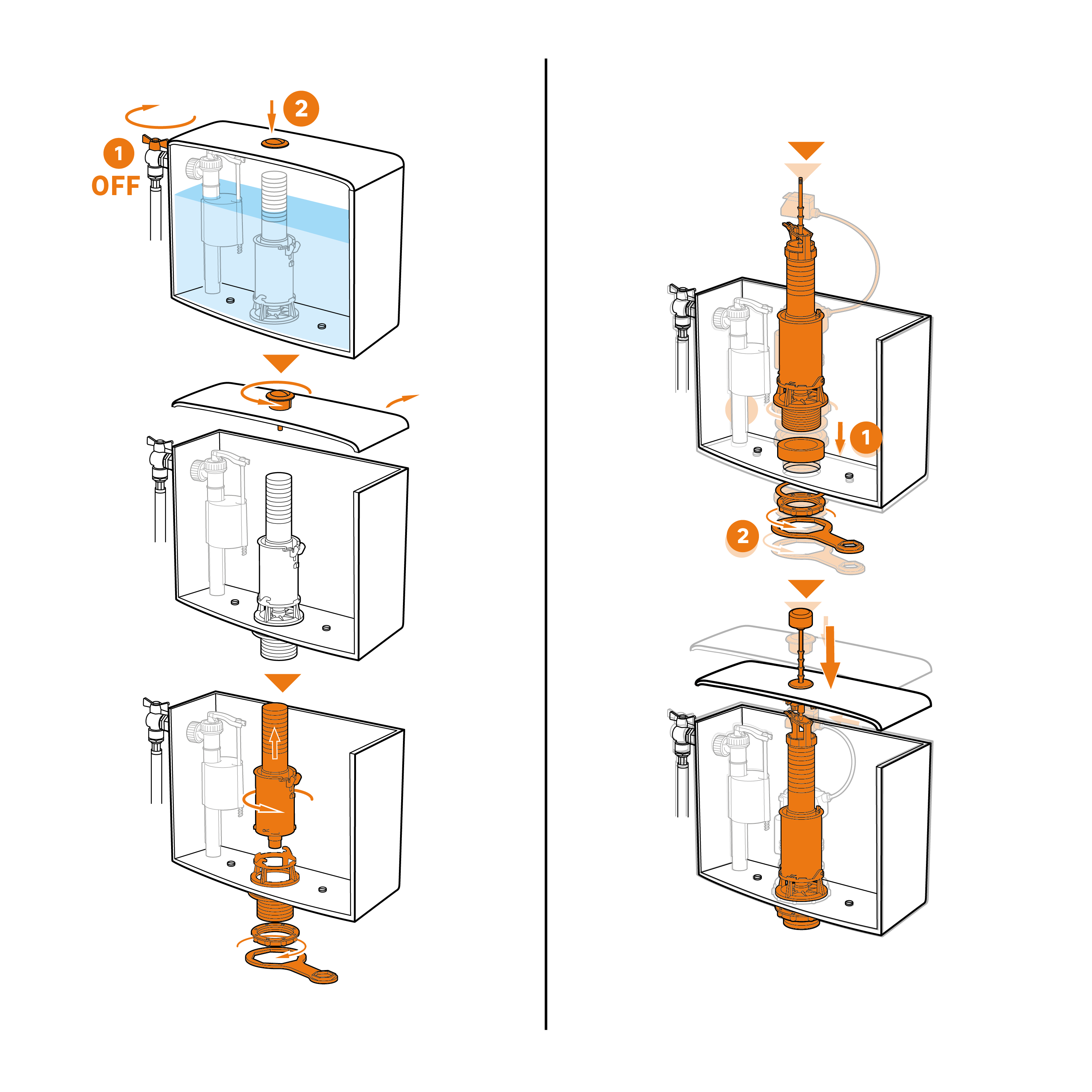 Descargador EQUATION con tirador cromado - 9