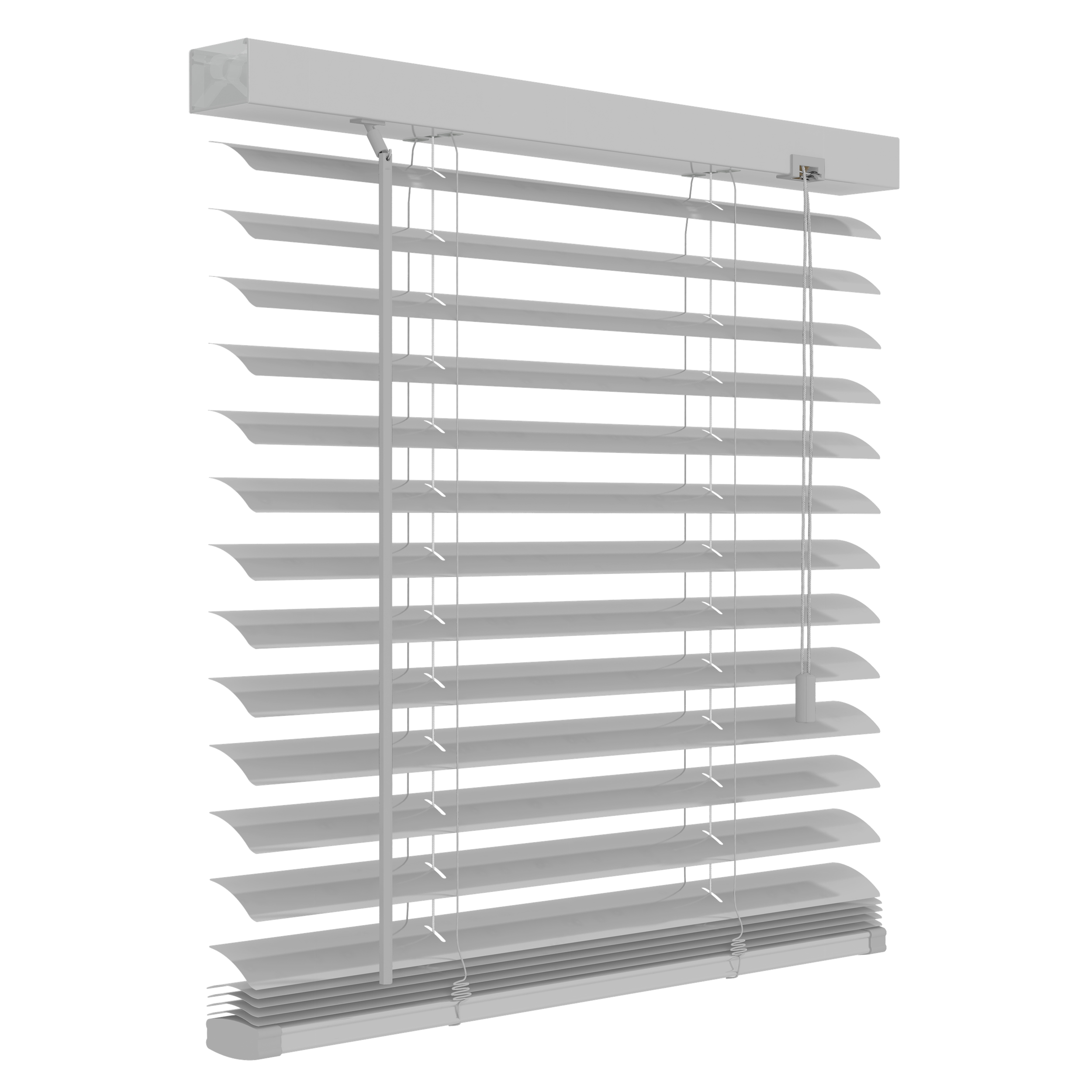 Żaluzja aluminiowa 80 x 180 cm biała 50 mm