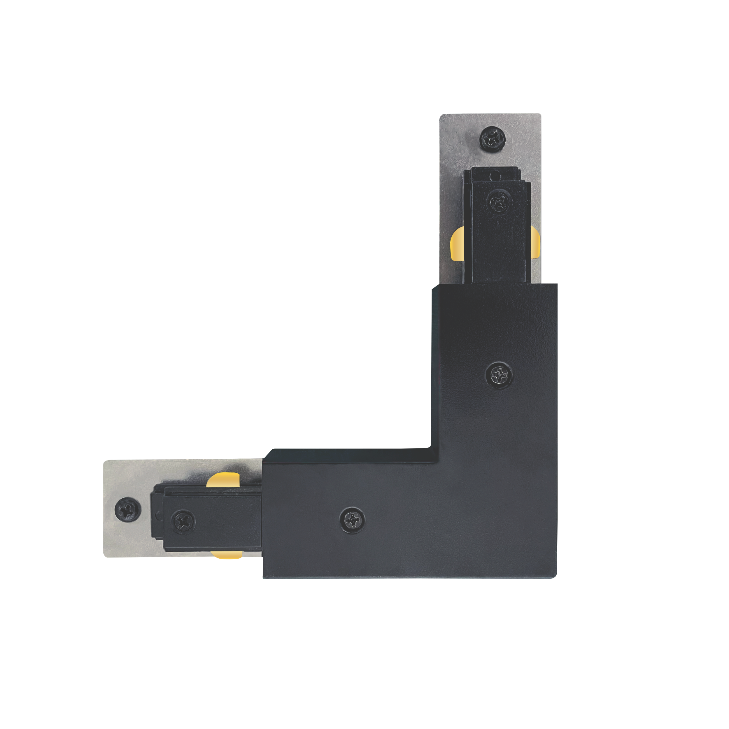 Łącznik kątow centralny czarny 1F Goldlux