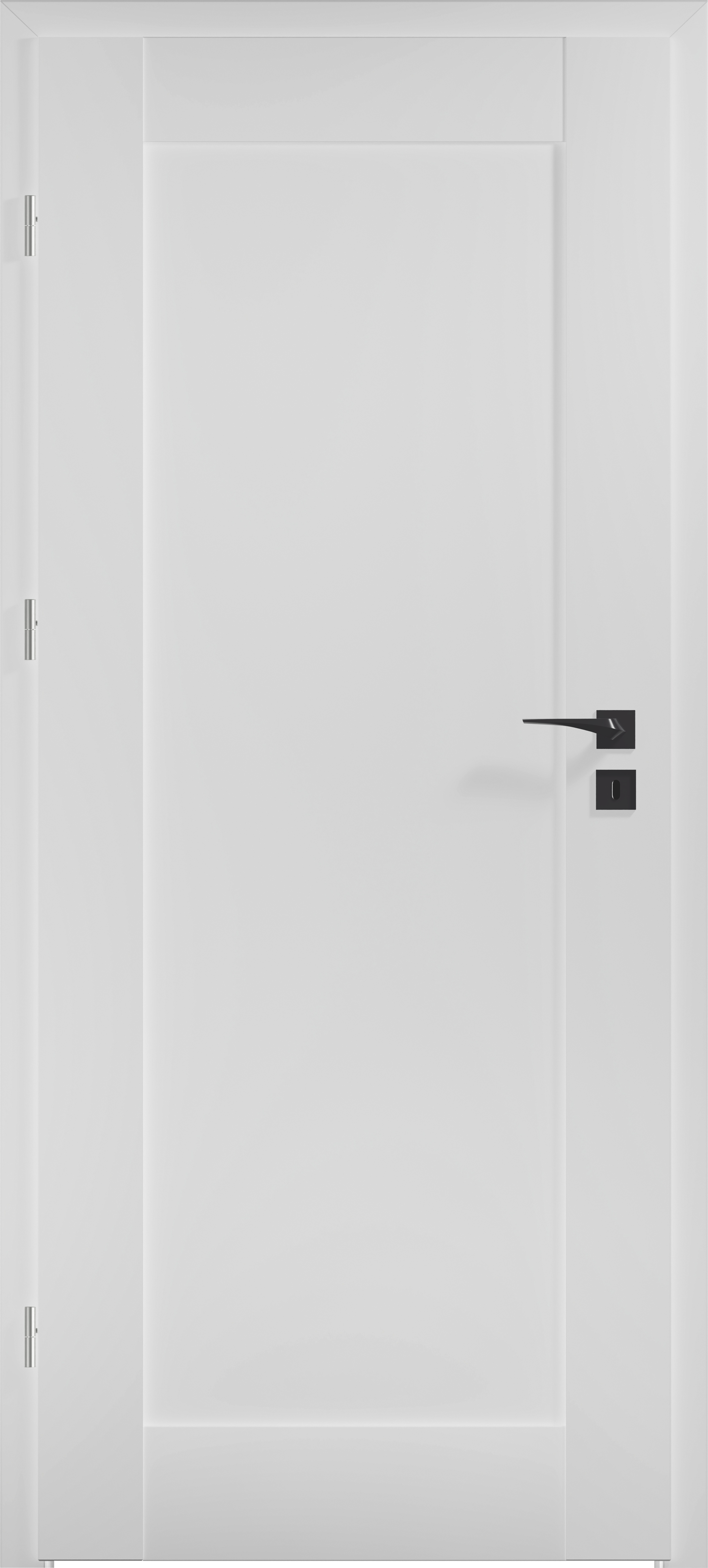 Drzwi wewnętrzne pełne Mondo 80 lewe białe - 4