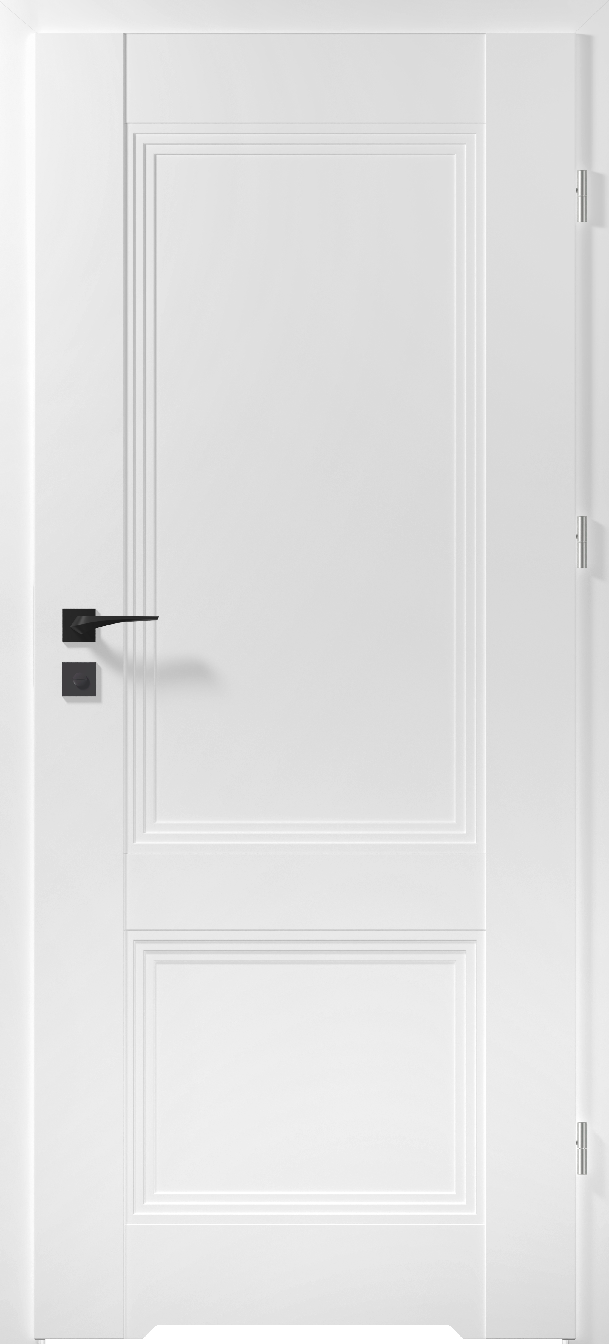 Drzwi wewnętrzne z podcięciem wentylacyjnym Rumba+ białe NPP 60 prawe Artens - 4