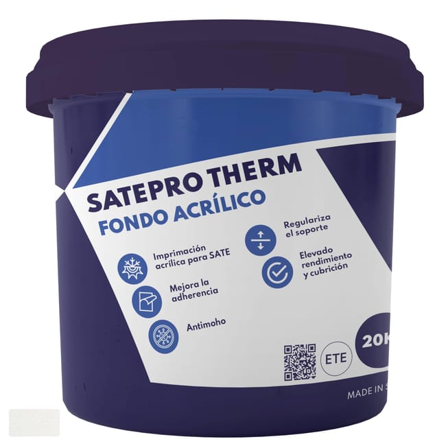 IMPRIMACIÓN DE FONDO SATEPRO THERM 20 KG BLANCO - 1