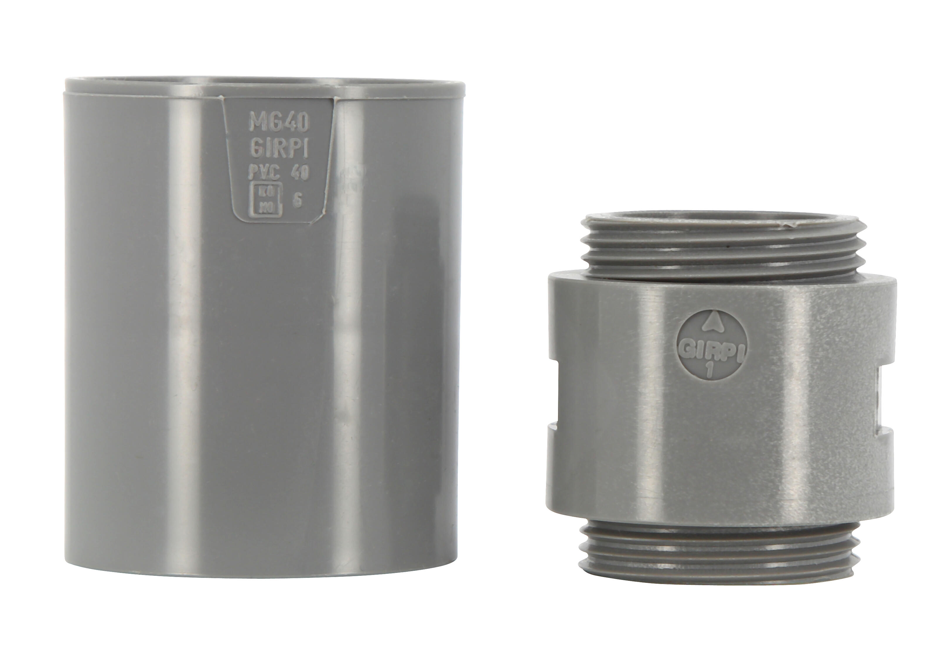 Manchon prolongateur en pvc à coller / à visser, mâle / mâle, D.40 - 2