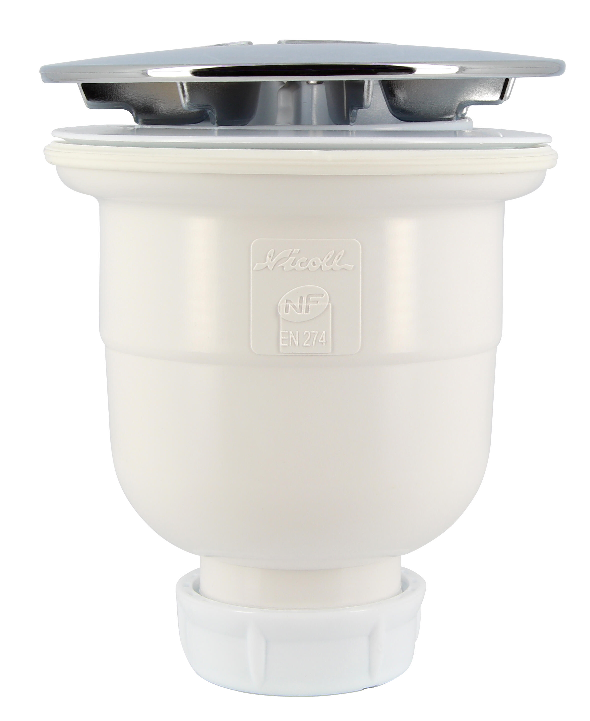 Bonde pour pour bac de douche, blanc, Diam.90 mm, NICOLL - 2