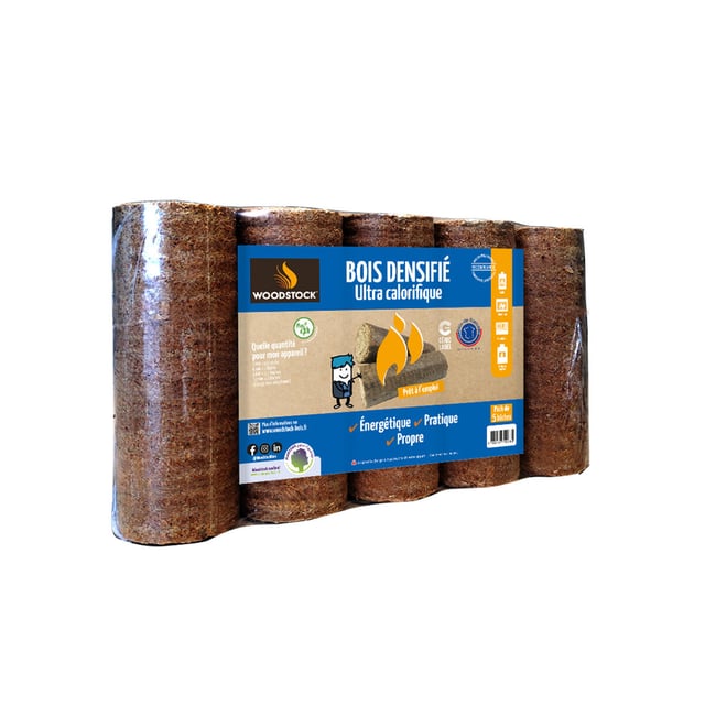 Bûches calorifiques bois tendre, Woodstock, par 5