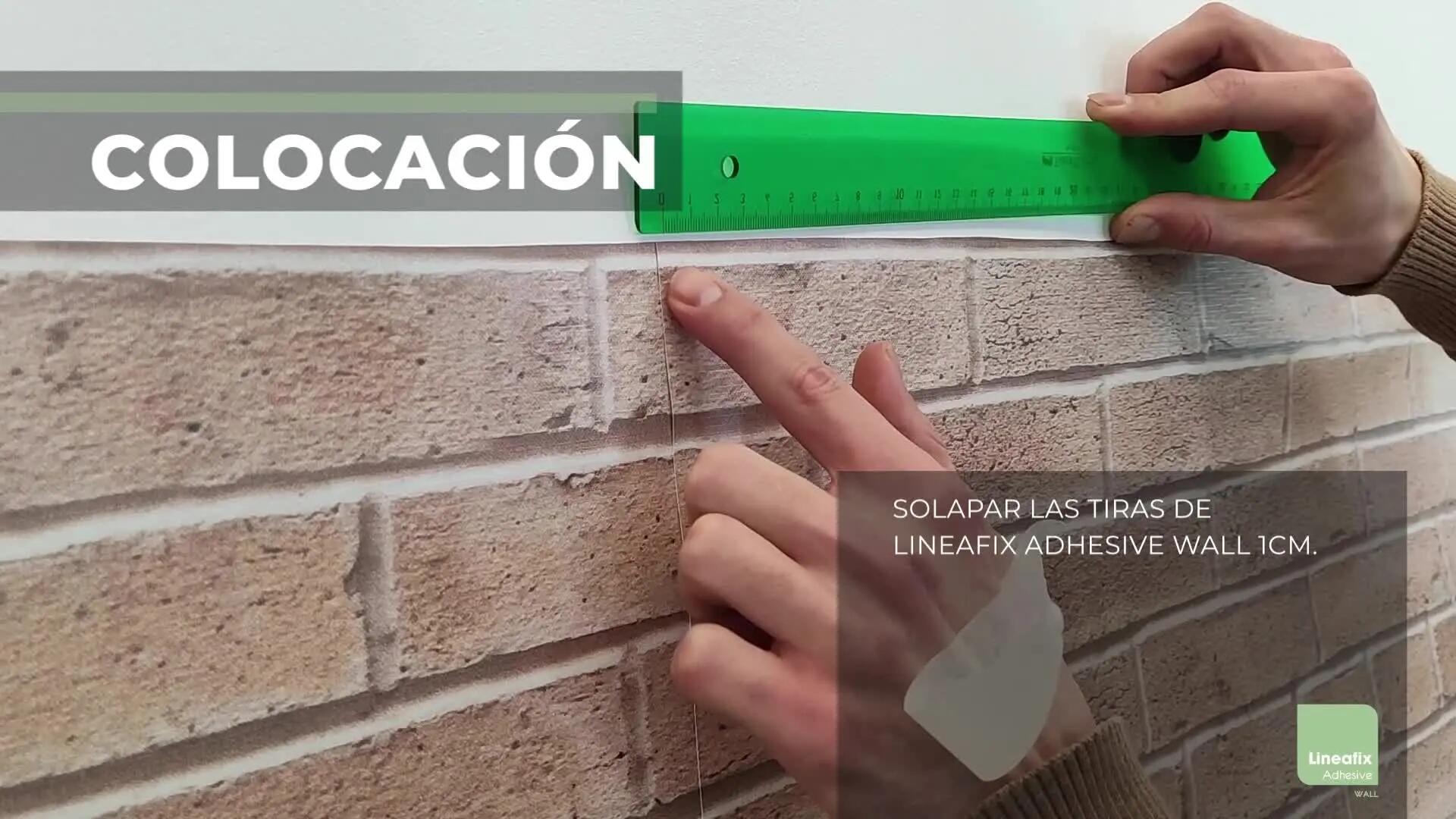 Papel pintado PVC Botánico, Plantas o Floral beige, verde y turquesa Hoja LHD. De 65cm x 2.8m. Lavable. Apto para cocinas o baños. Método de pegado: autoadhesivo - 4