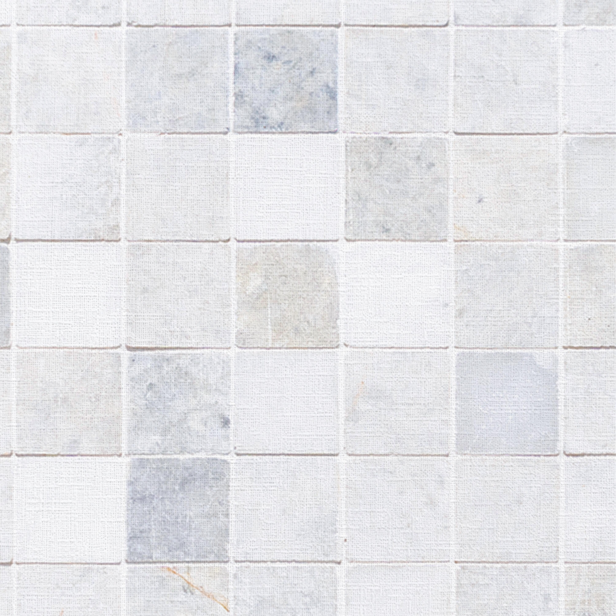 Papel pintado PVC adhesivo Imitación material Marmor tiny azul beige gris  LHD 65cmx2.8m superlavable. Apto para cocinas o baños - 3