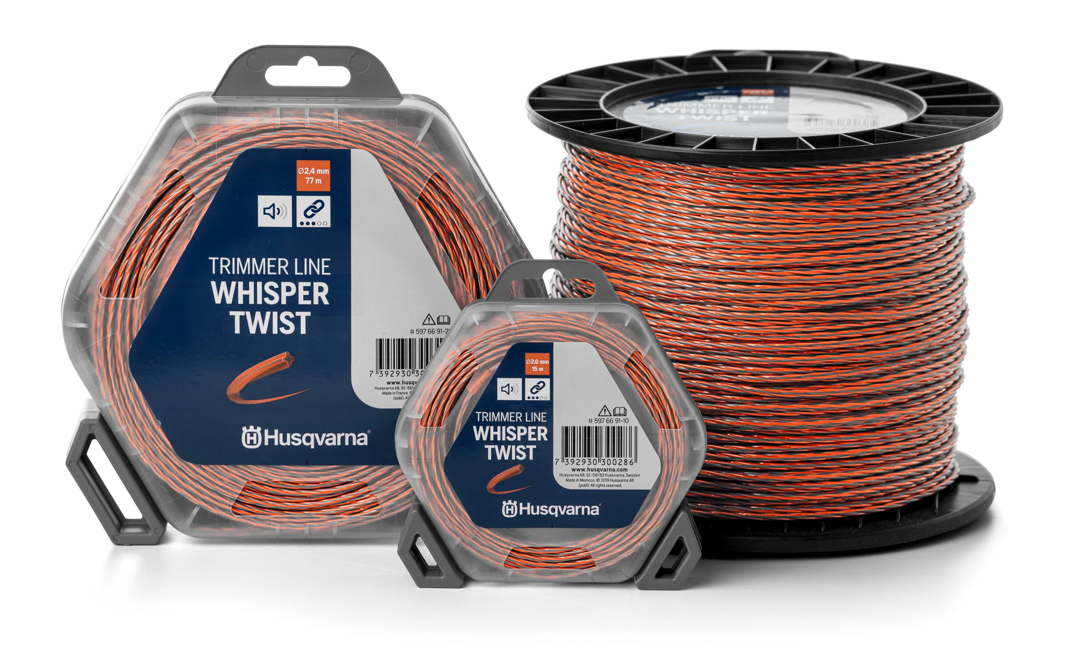 Alambre para cortabordes o desbrozadora de 2.4 mm y 77 m
