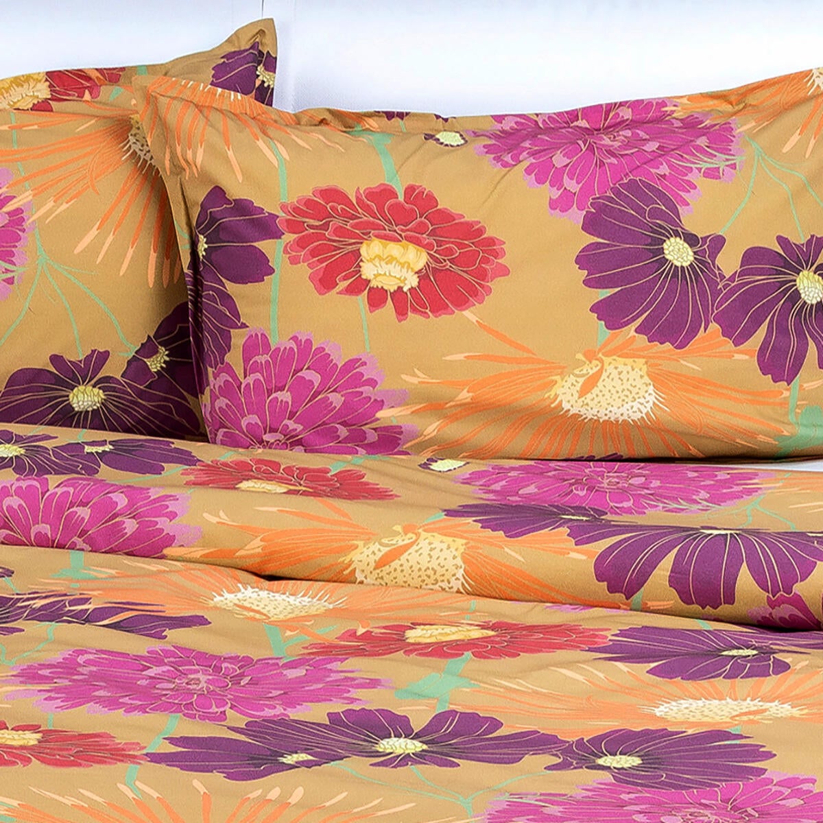 Copripiumino con cerniera doppio Antibes multicolore in cotone 200 x 255 cm - 5