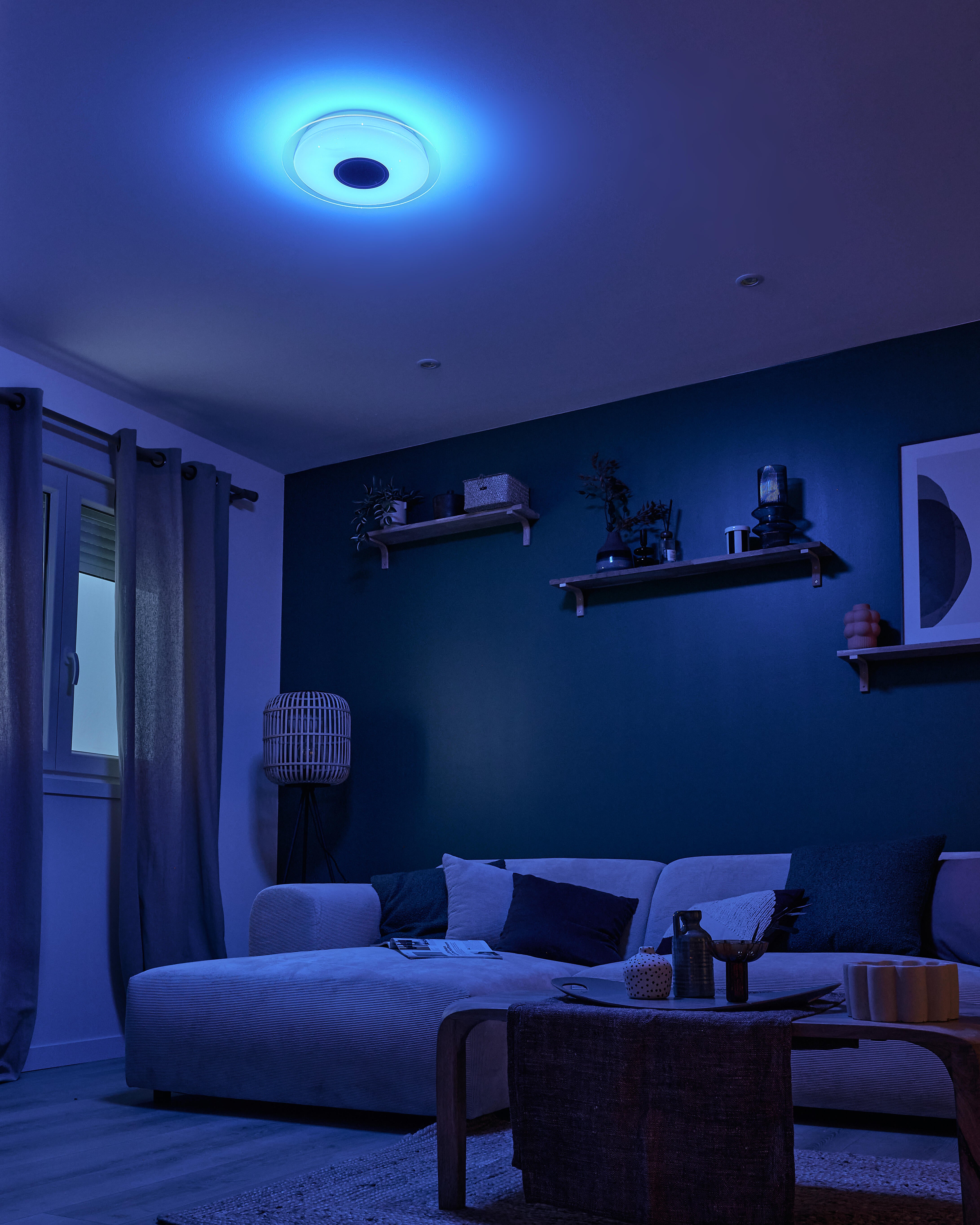 Plafon Vizzini biały RGB śr. 40 cm IP44 LED Inspire - 8