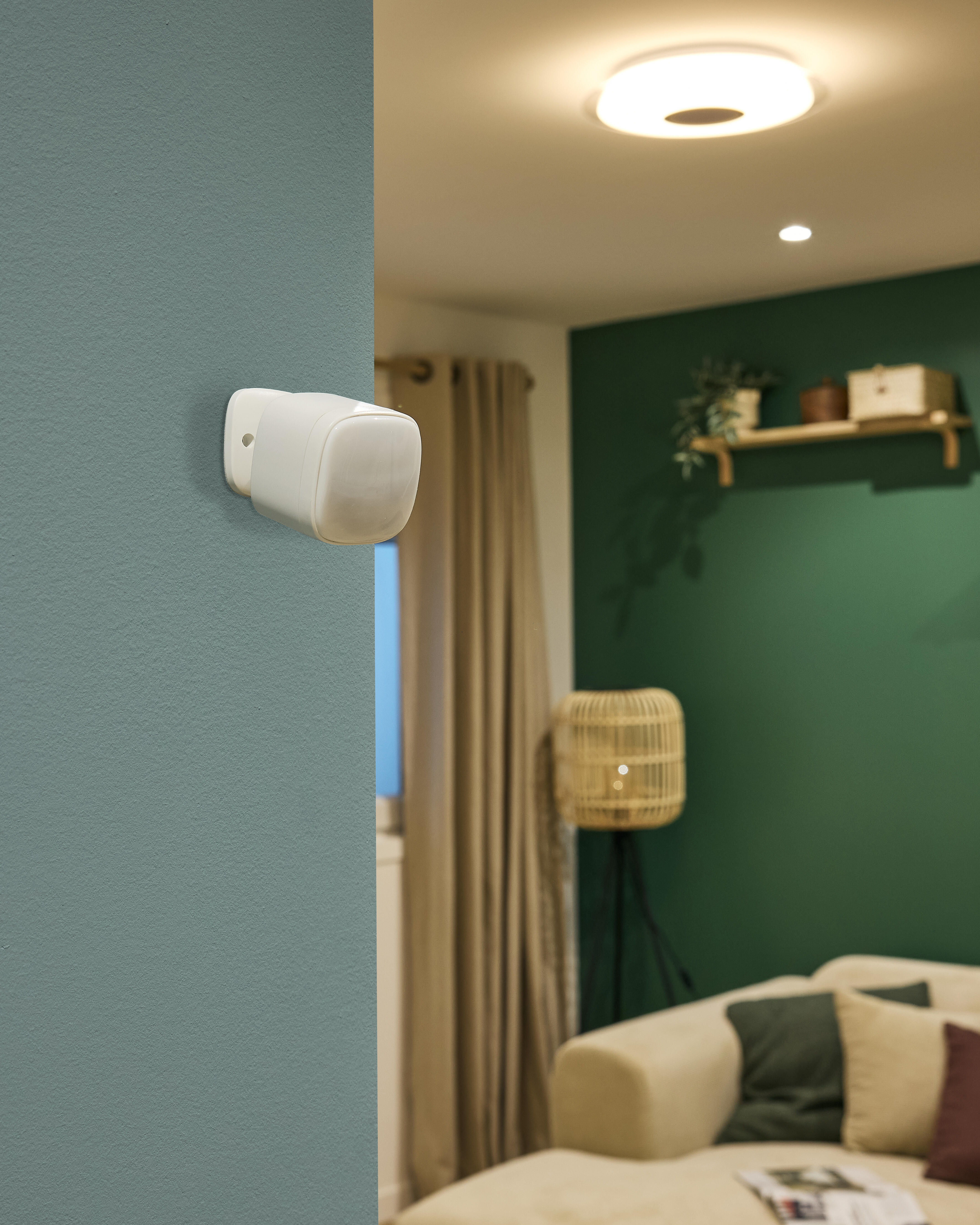 Plafon Vizzini biały RGB śr. 40 cm IP44 LED Inspire - 6