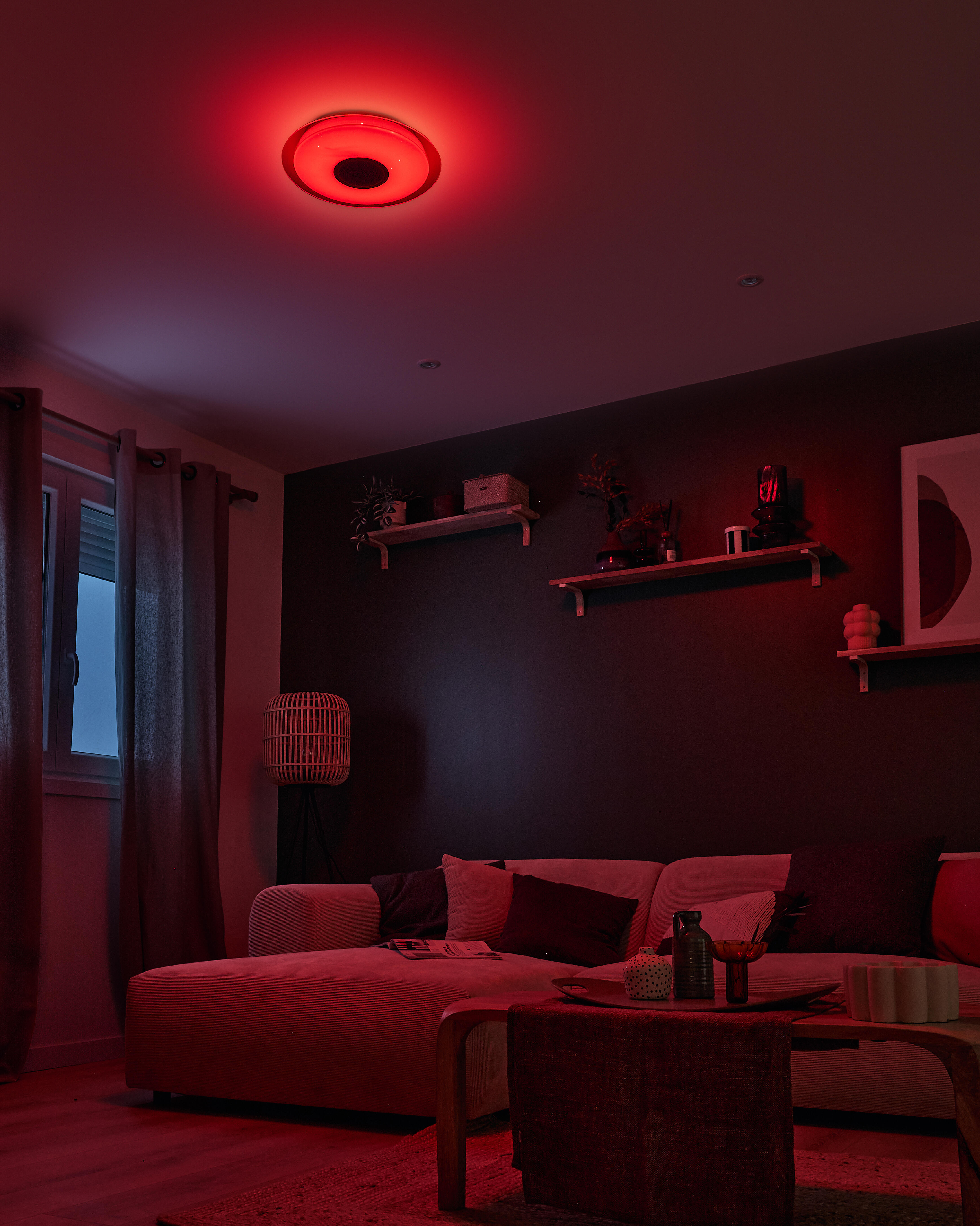 Plafon Vizzini biały RGB śr. 40 cm IP44 LED Inspire - 4