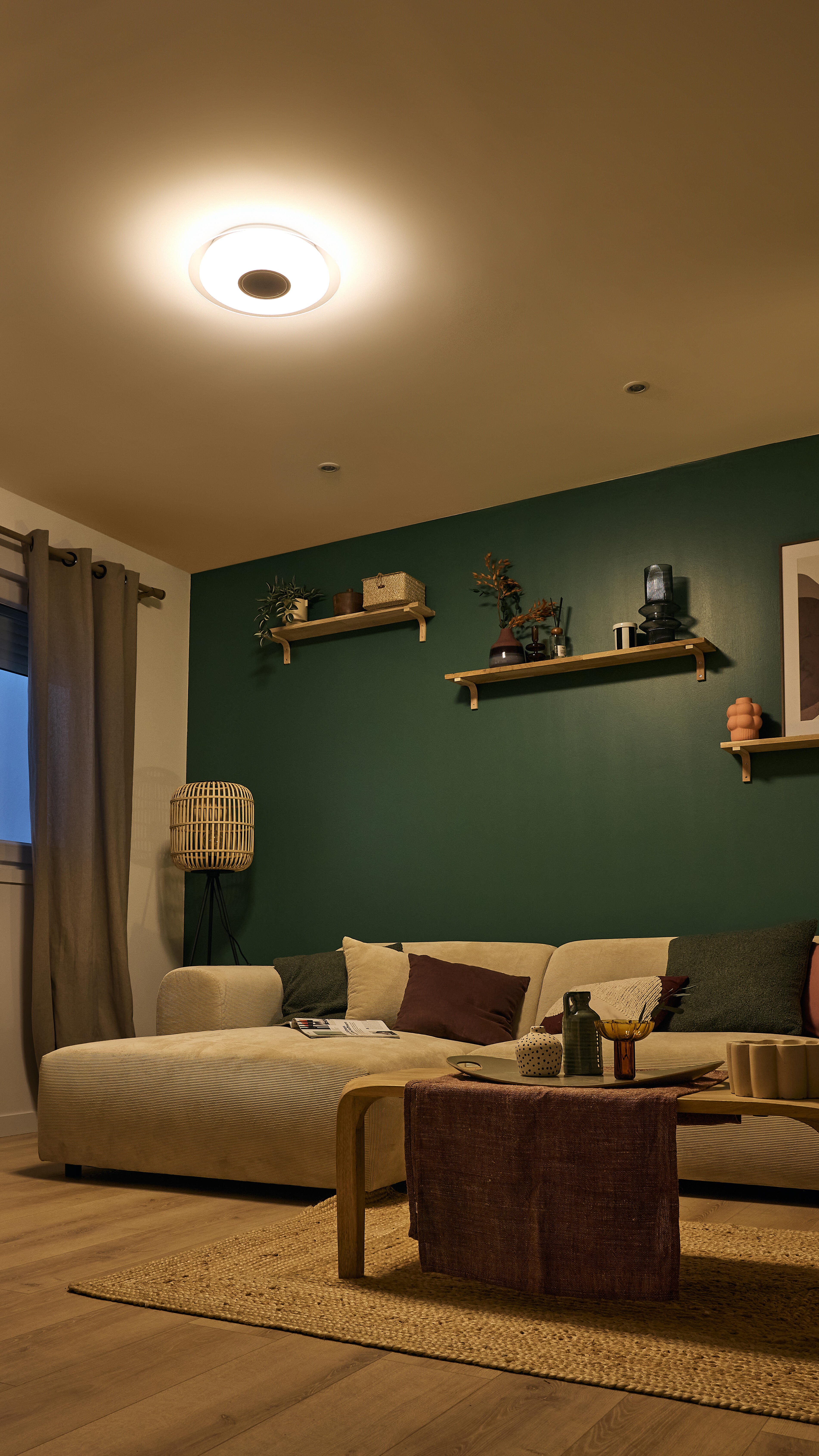 Plafon Vizzini biały RGB śr. 40 cm IP44 LED Inspire - 2