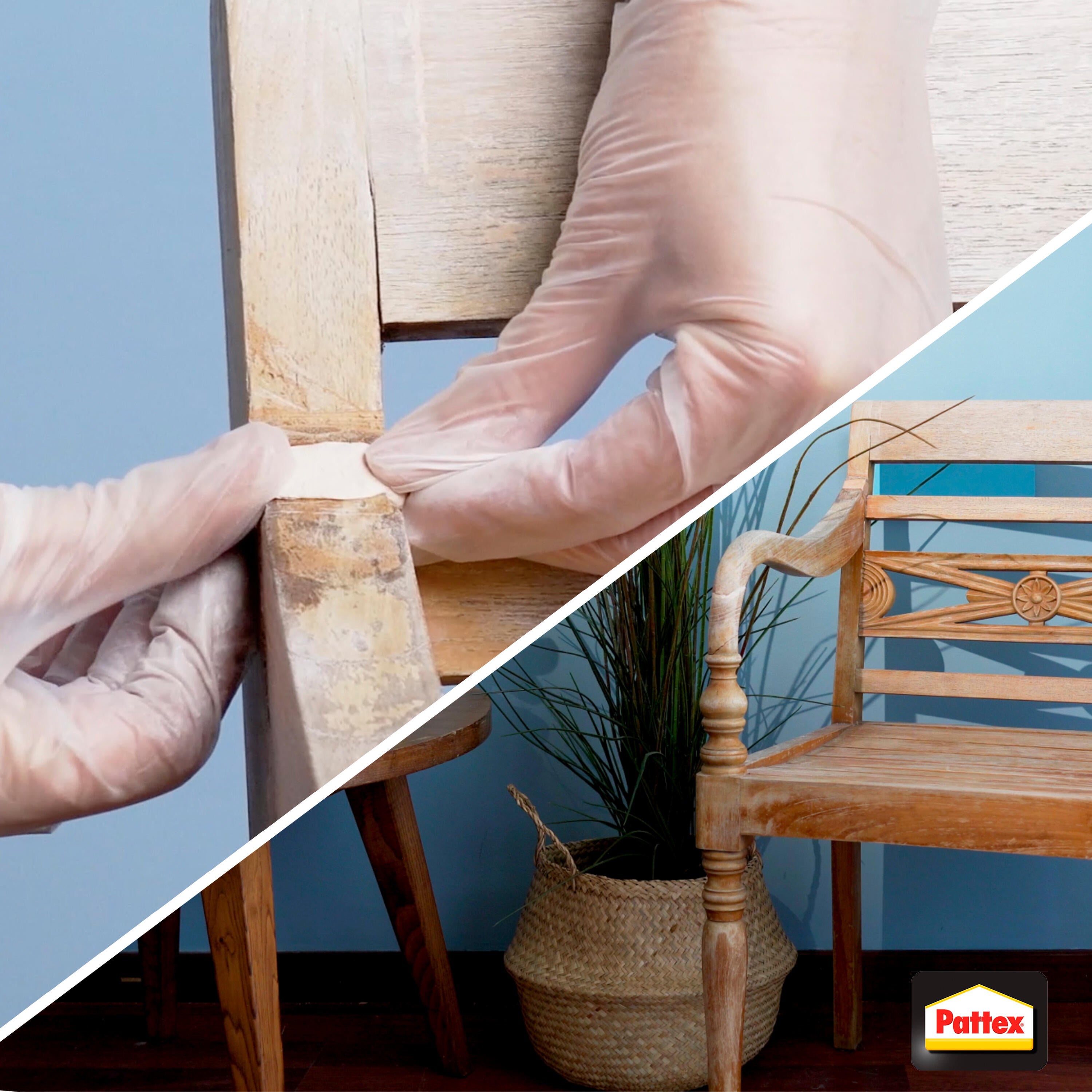 Colle epoxy pâte à réparer bois 48 g - PATTEX - 3