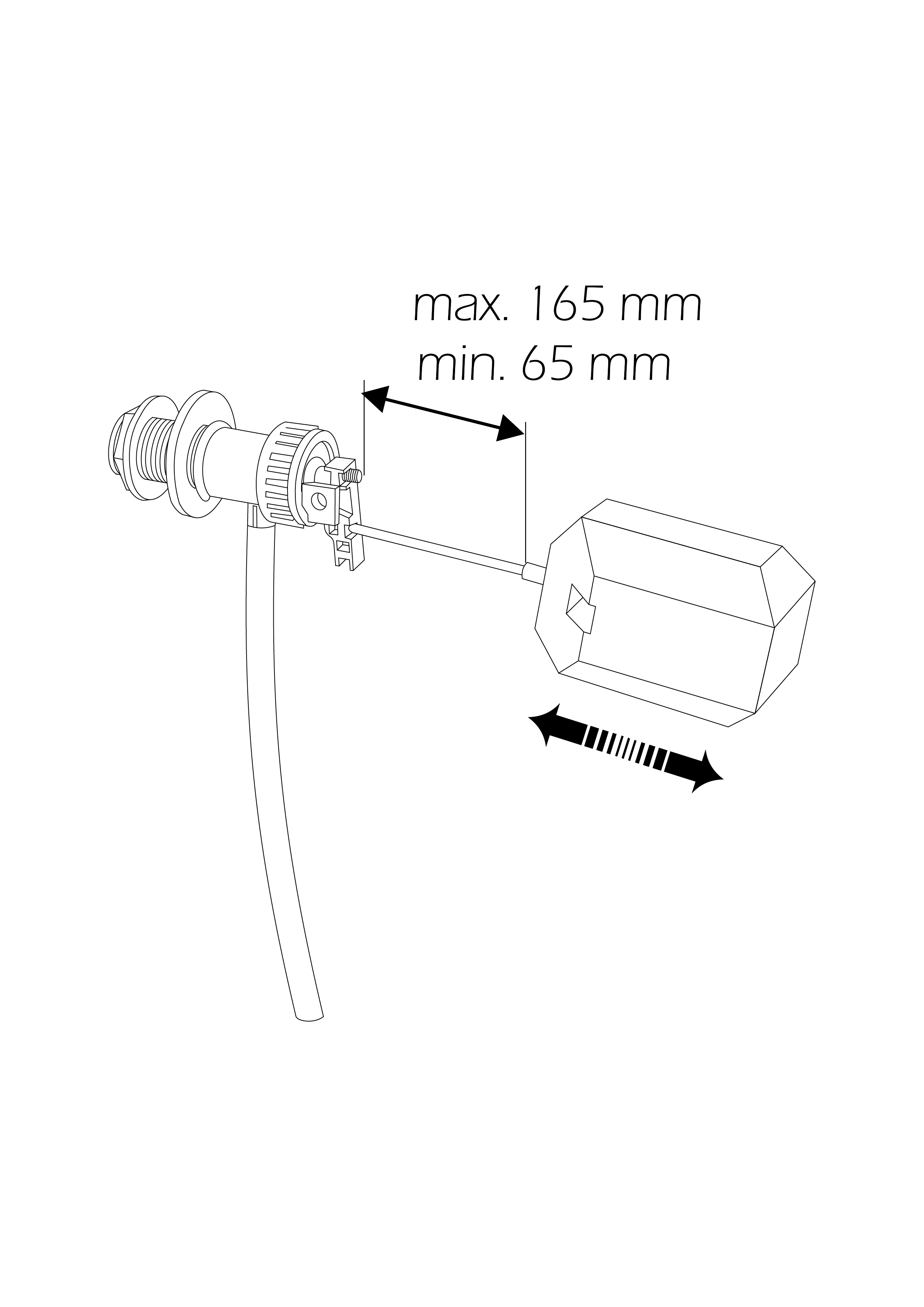 Grifo alimentación EQUATION lateral con boya - 10
