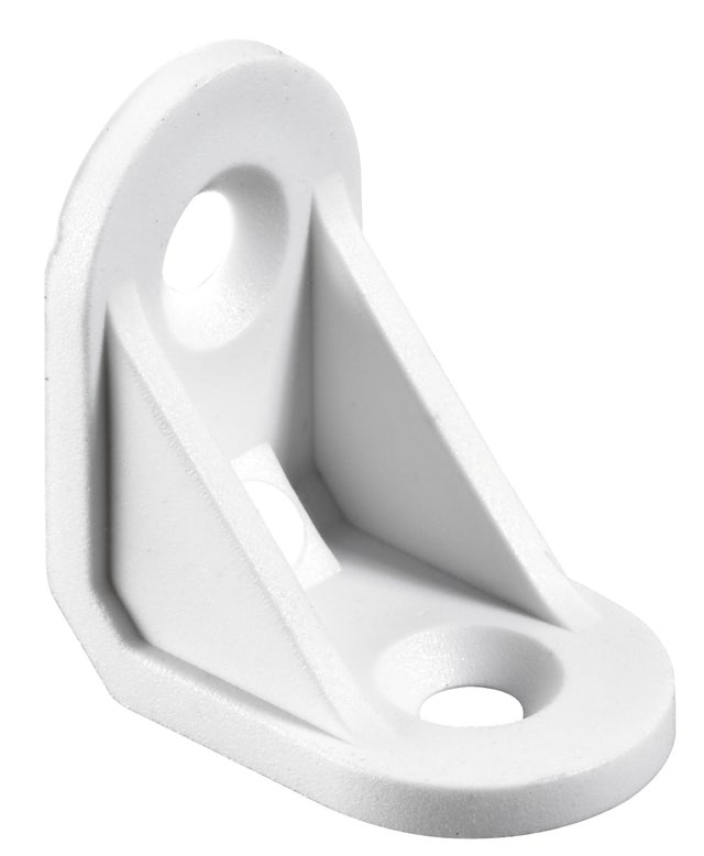 Equerre plastique blanc 24 x 24 x 15 mm 4 pièces - HETTICH