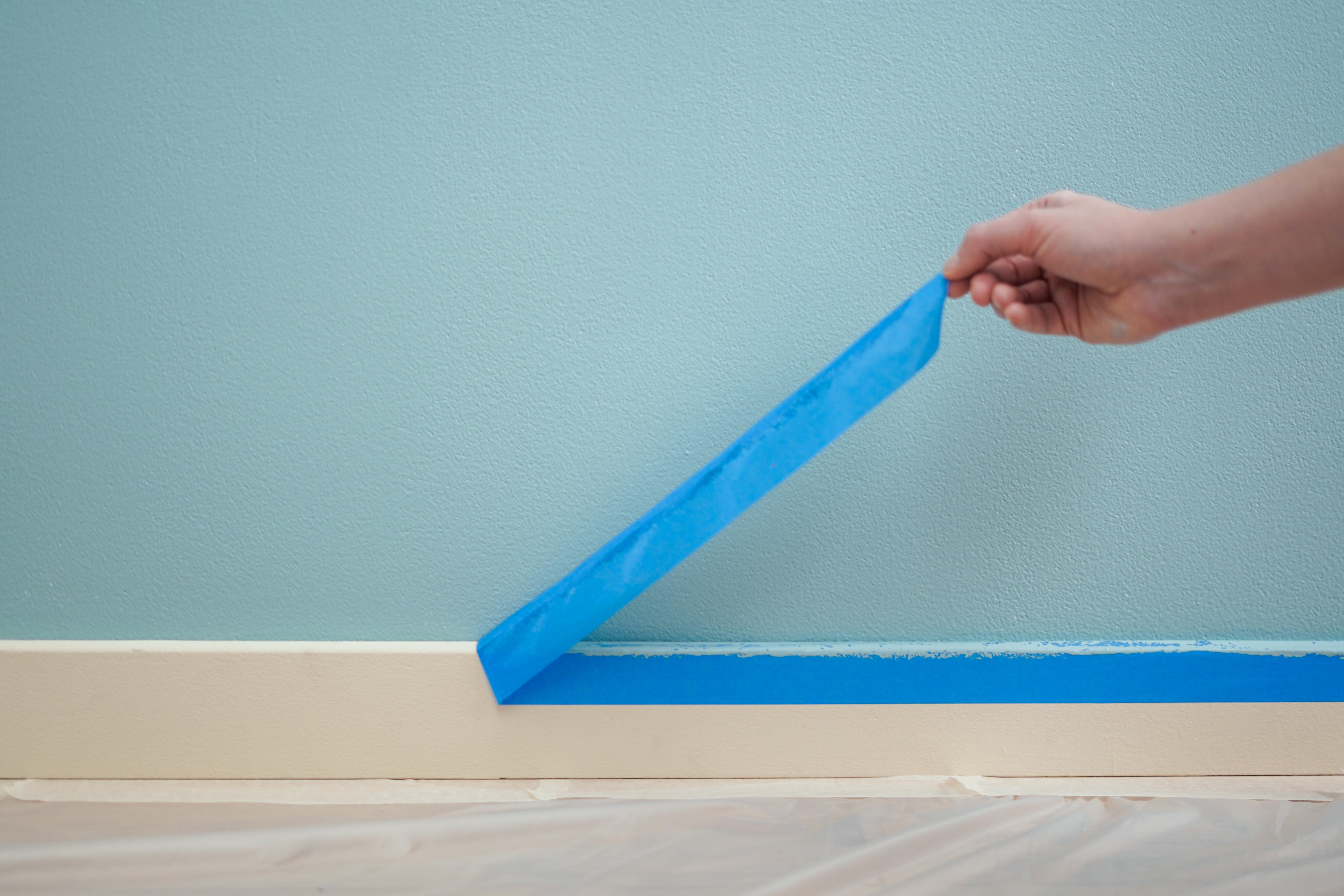 Ruban de masquage DEXTER l.48 mm x L.25 m surfaces lisses bleu - 4