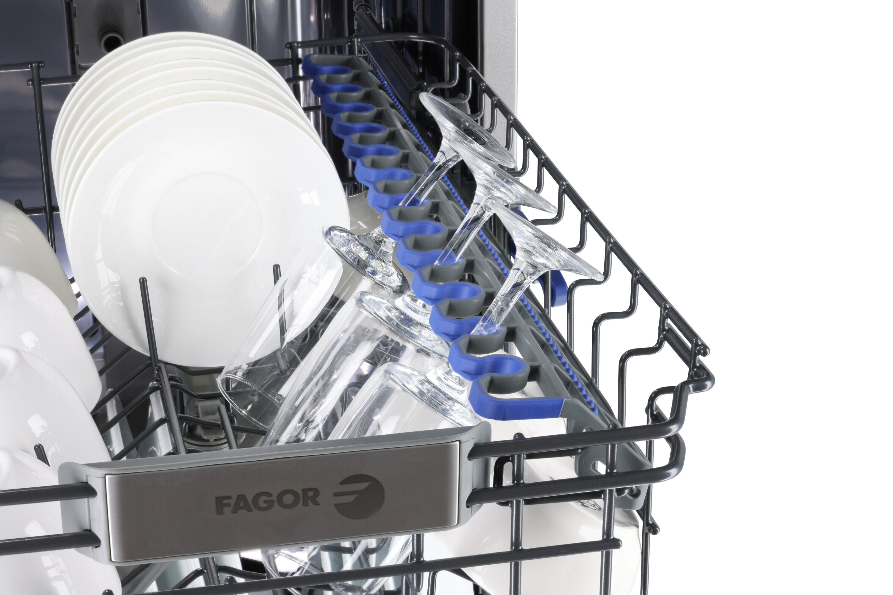 Lavavajillas FAGOR 4LVF-437ADX 10 cubiertos 10 programas con inicio diferido inox 45cm clase C - 4