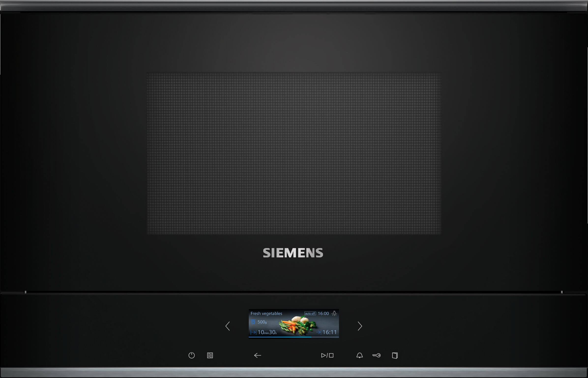 microondas con grill integrable siemens be732l1b1 21l 900w negro