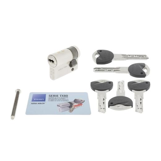 CILINDRO TX80 60X10MM NIQUEL