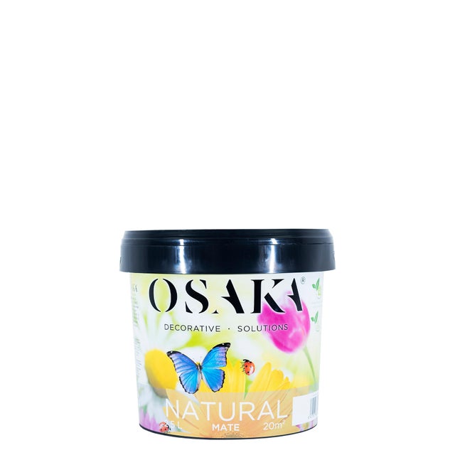 Fondo para efecto decorativo liso OSAKA color blanco cisne  2.5 litros