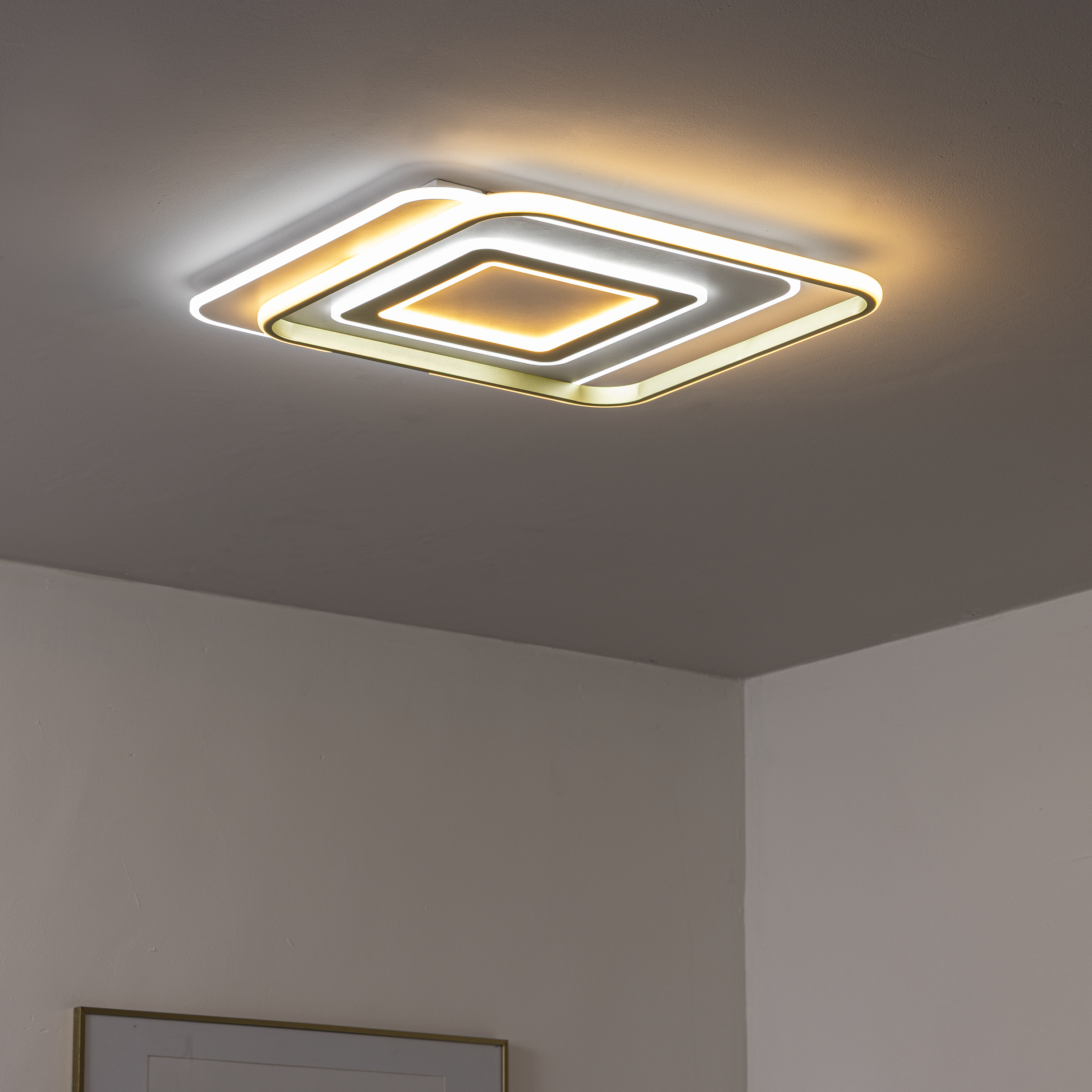 Plafonnier LED Emingo laiton, 13500 lumens, variation de blancs, INSPIRE, L.48cm - 2