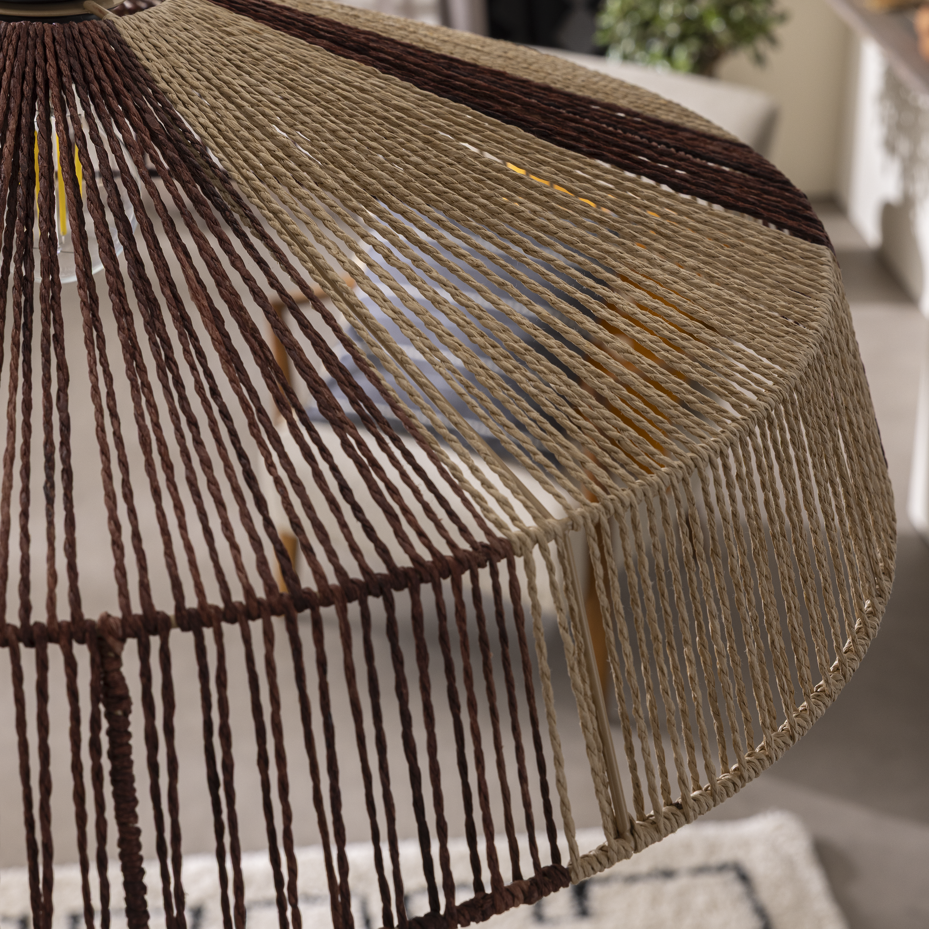 Lampa wisząca Mikona natural E27 58 cm Inspire - 10
