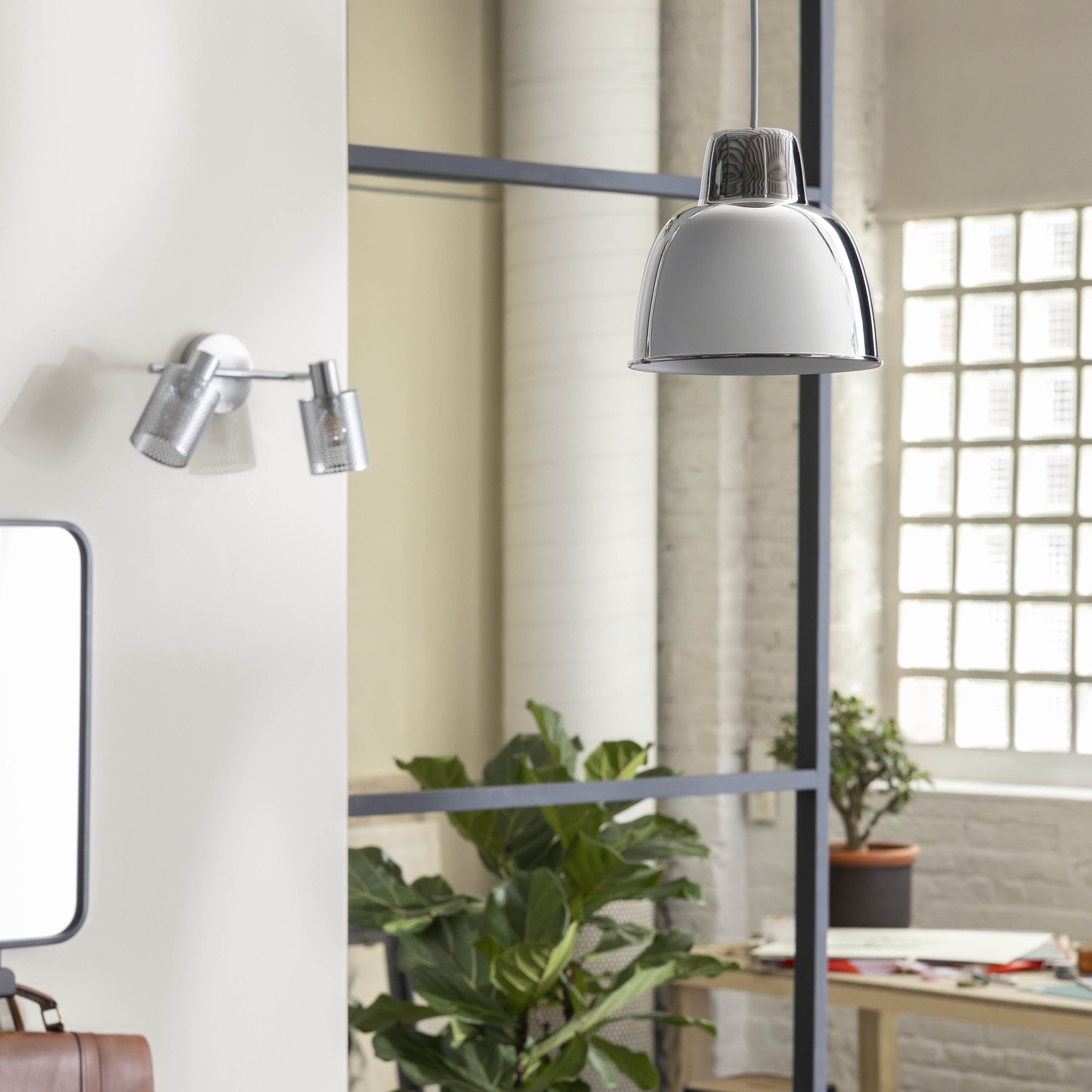 Lampa wisząca Melga chrom E27 Inspire - 4