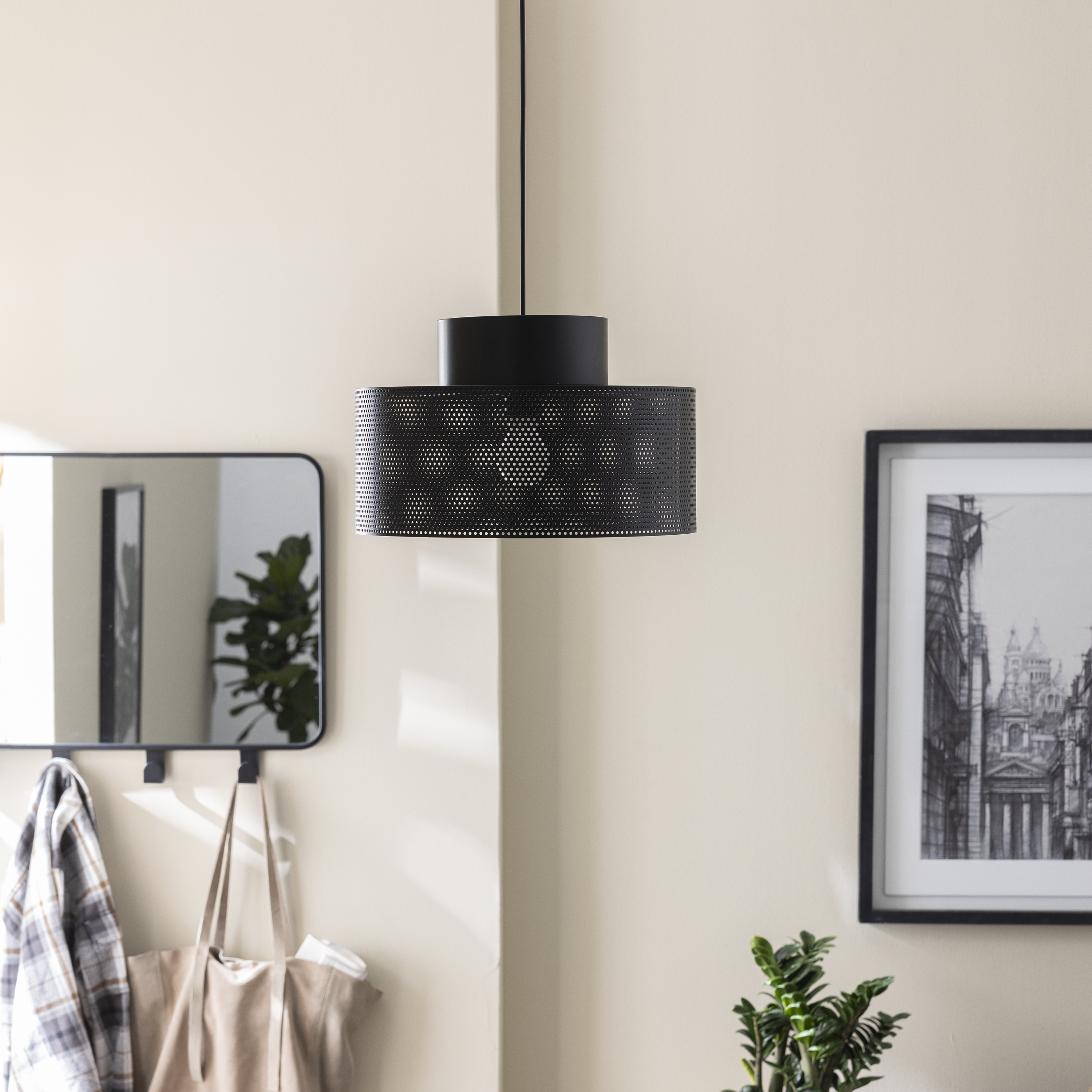 Lampa wisząca Carmid czarna E27  - 4