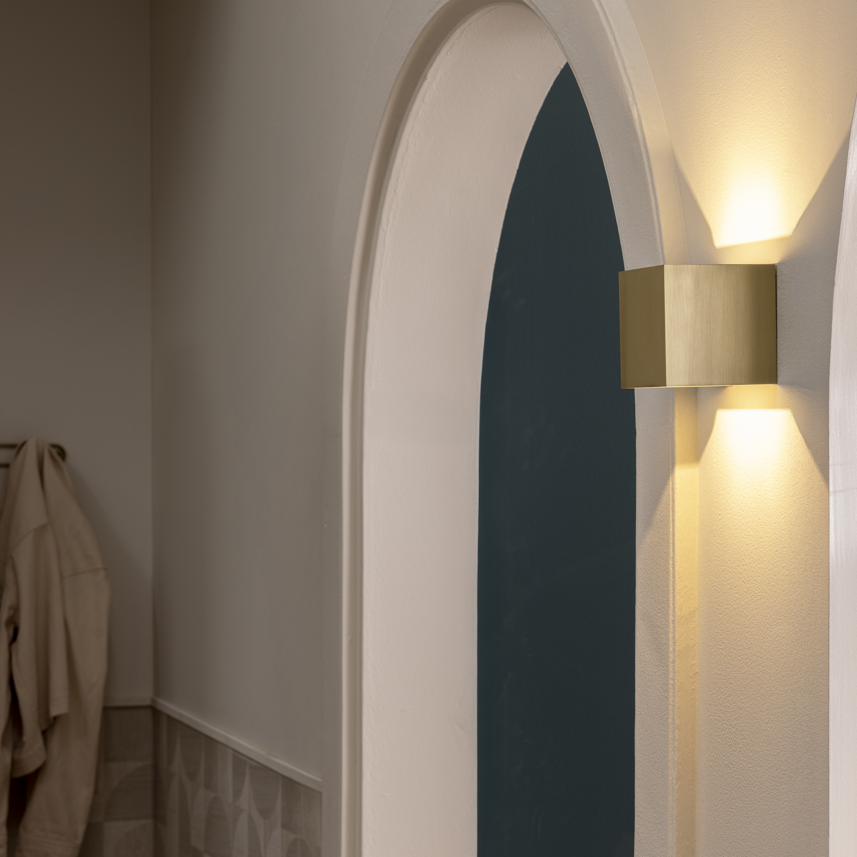 Candeeiro  de parede  LED 3000K KUBBO dourado - 11