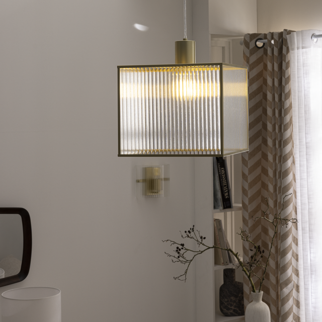 Lampa wisząca Gladys złota E27 Inspire