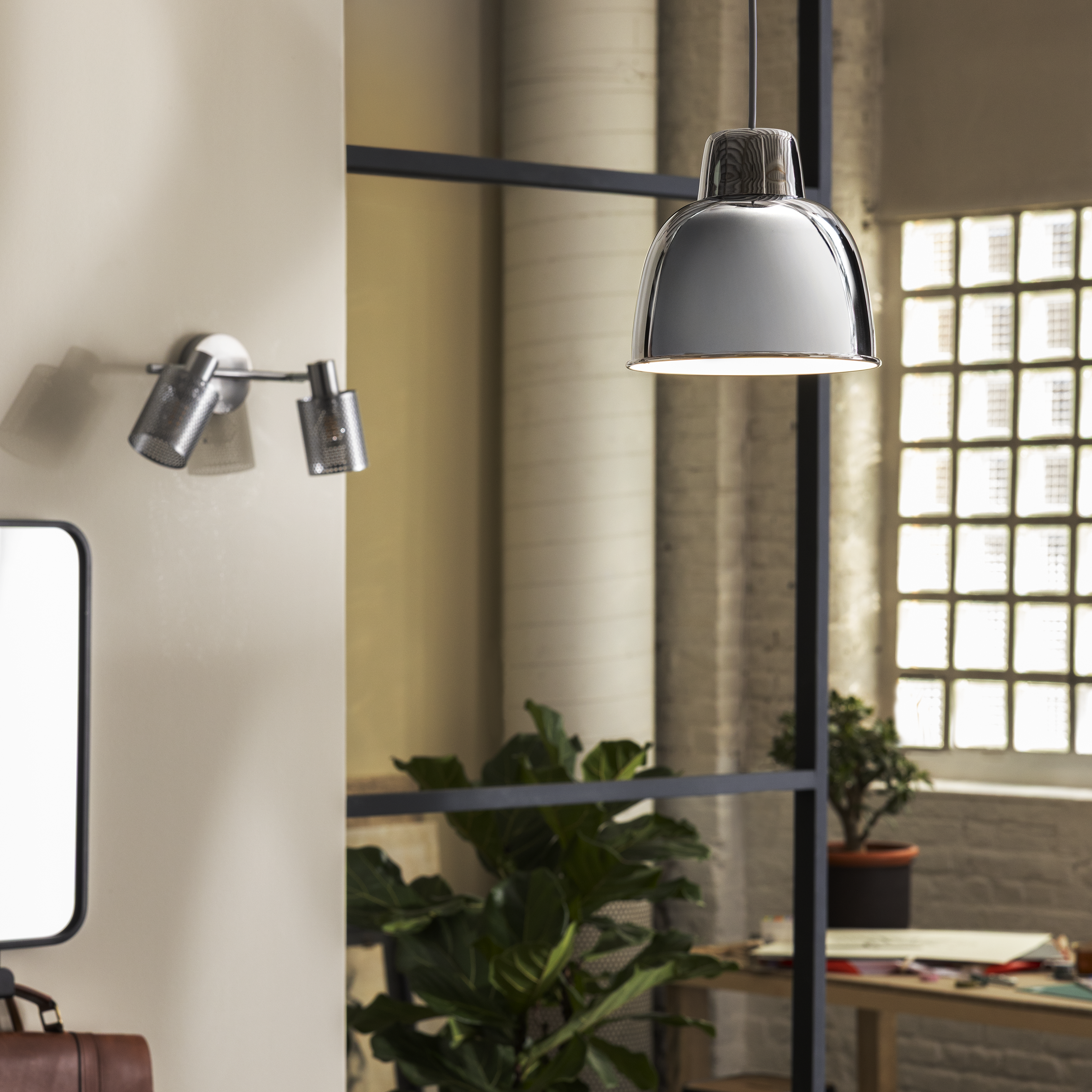 Lampa wisząca Melga chrom E27 Inspire - 3