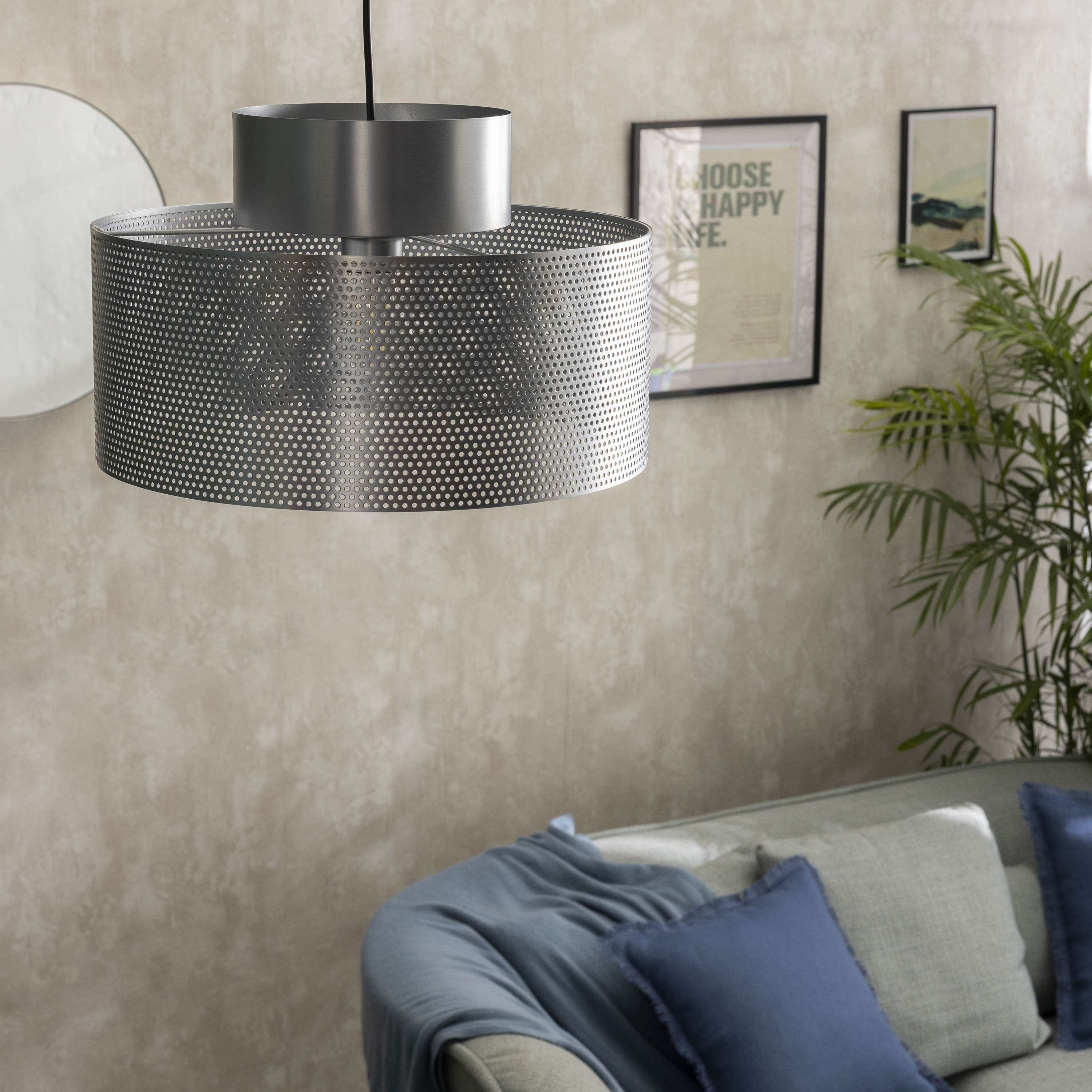 Lampa wisząca Carmid chrom E27 Inspire - 4