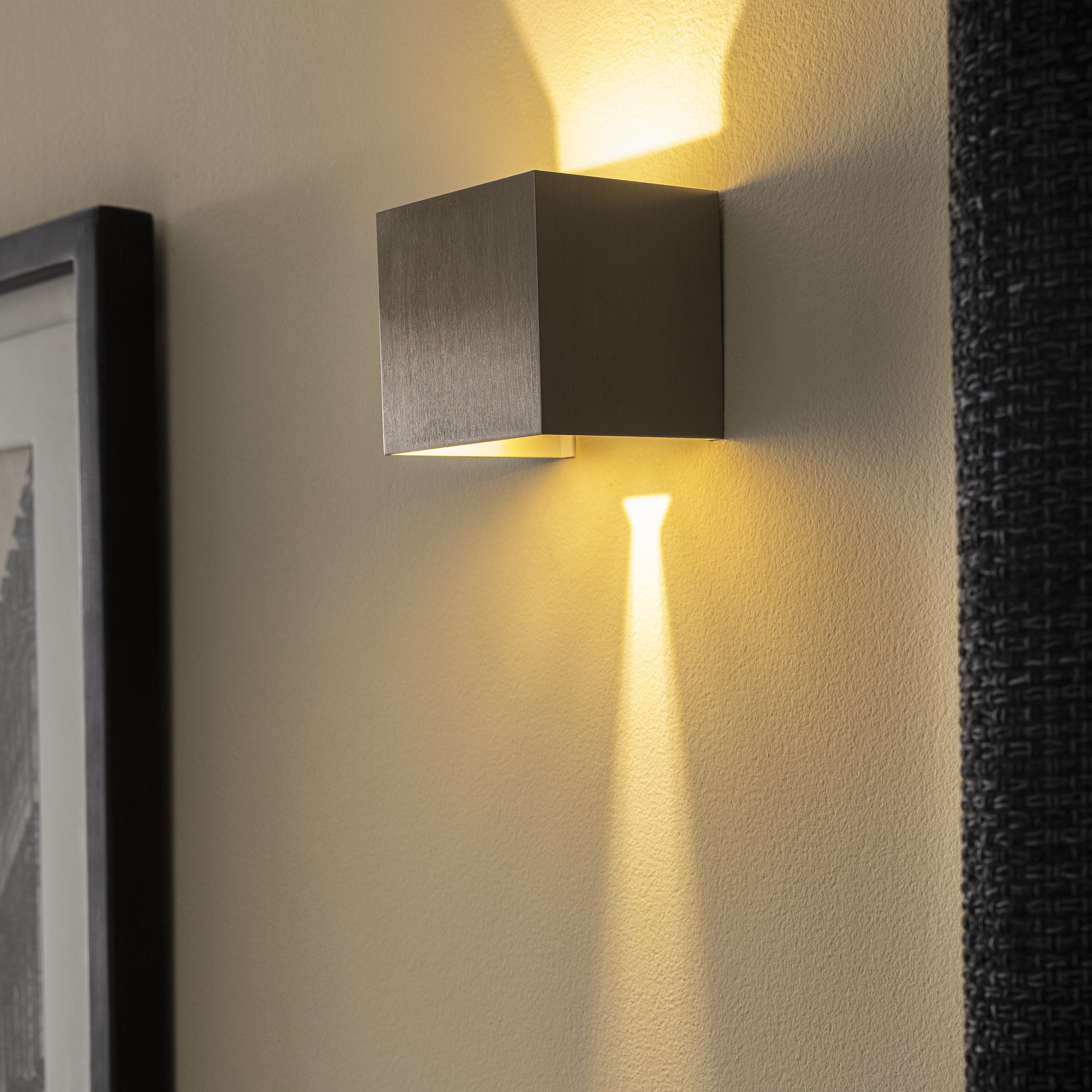 Applique LED, aluminium, chrome, Kubbo, INSPIRE - 3