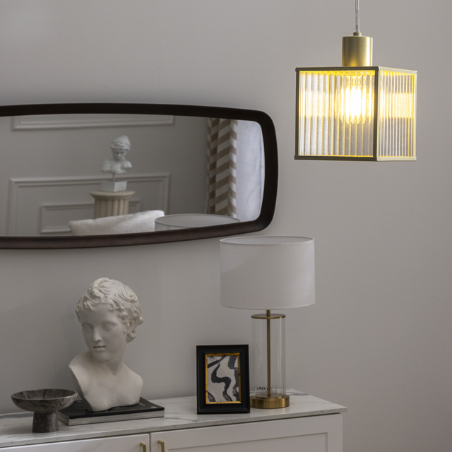 Lampa wisząca Gladys złota E27 Inspire