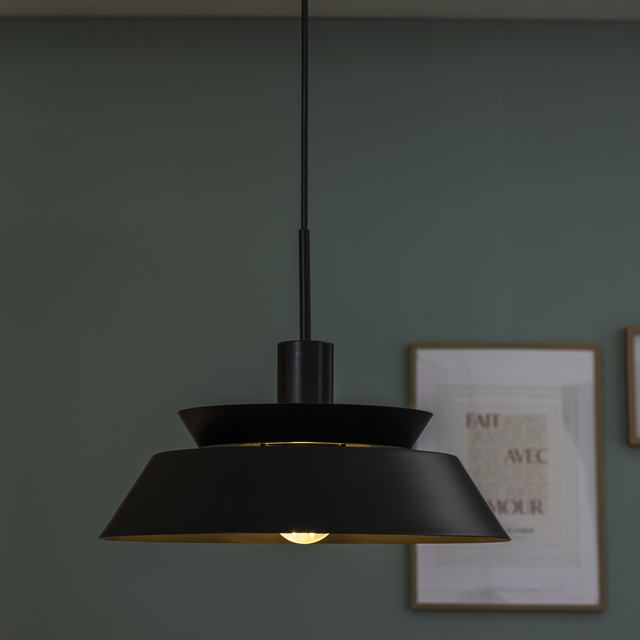 Lampa wisząca Dulcie czarna E27 35 cm Inspire
