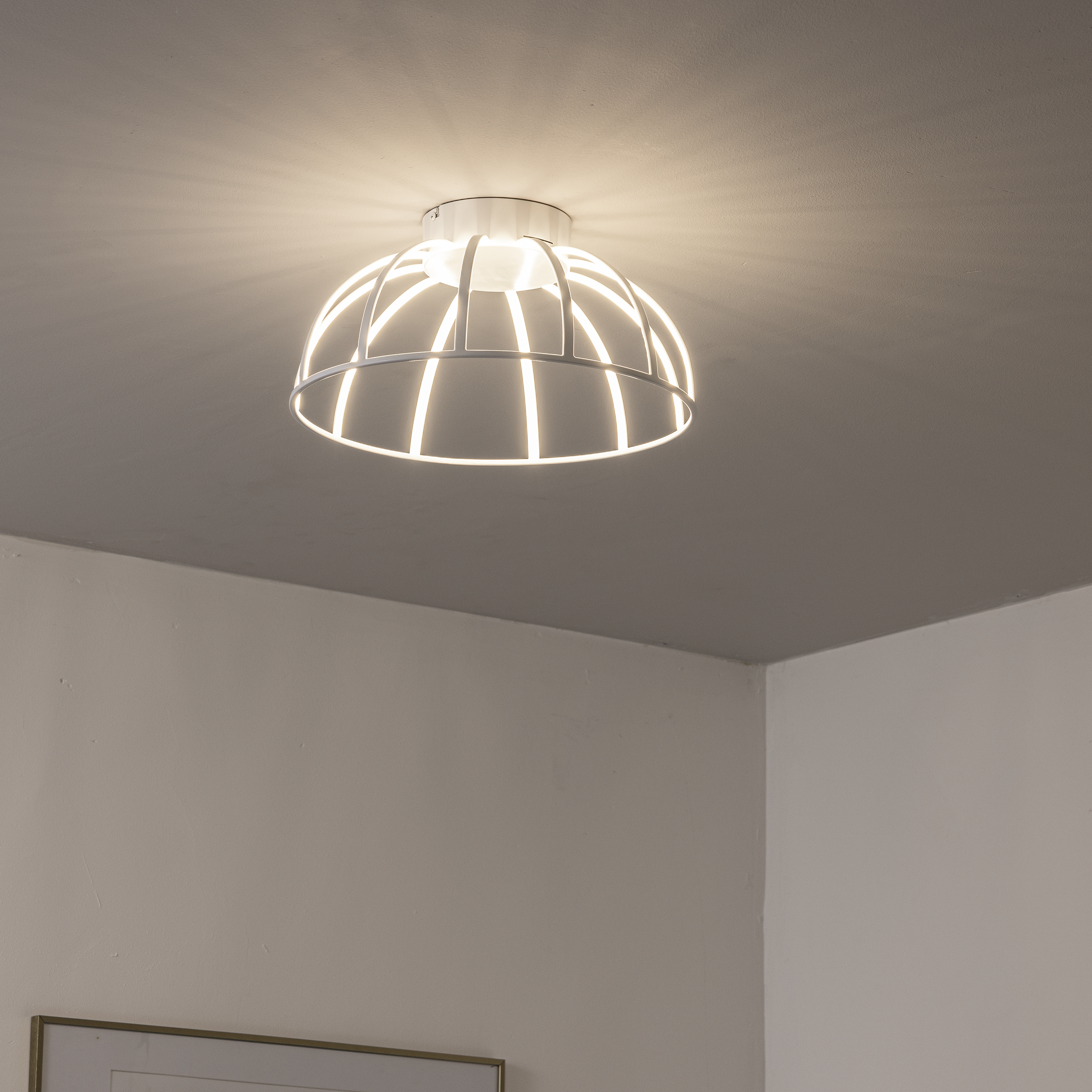 Lampa sufitowa Nilda biała LED Inspire