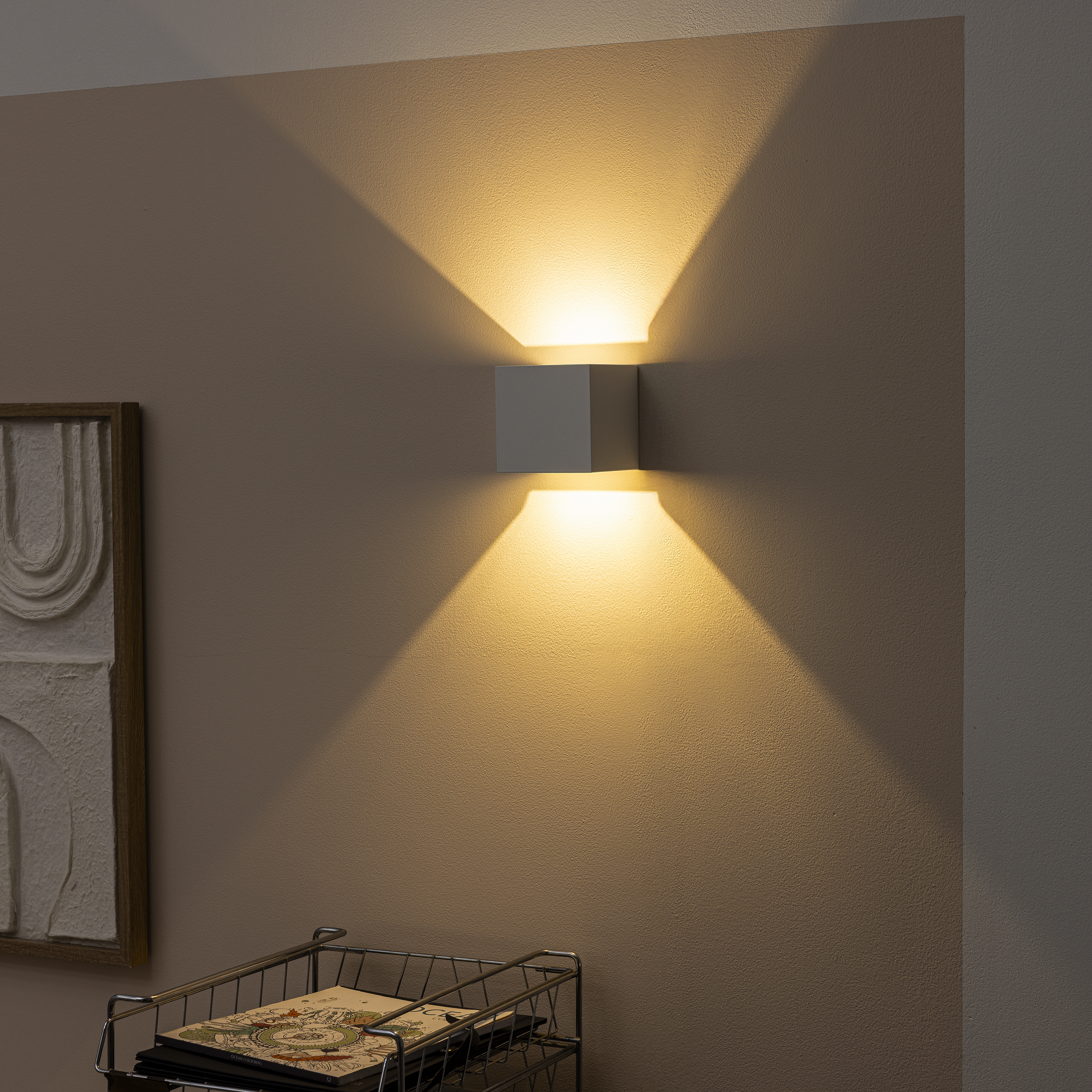 Applique LED moderno Kubbo bianco IP20, 900 lumen, INSPIRE - 9