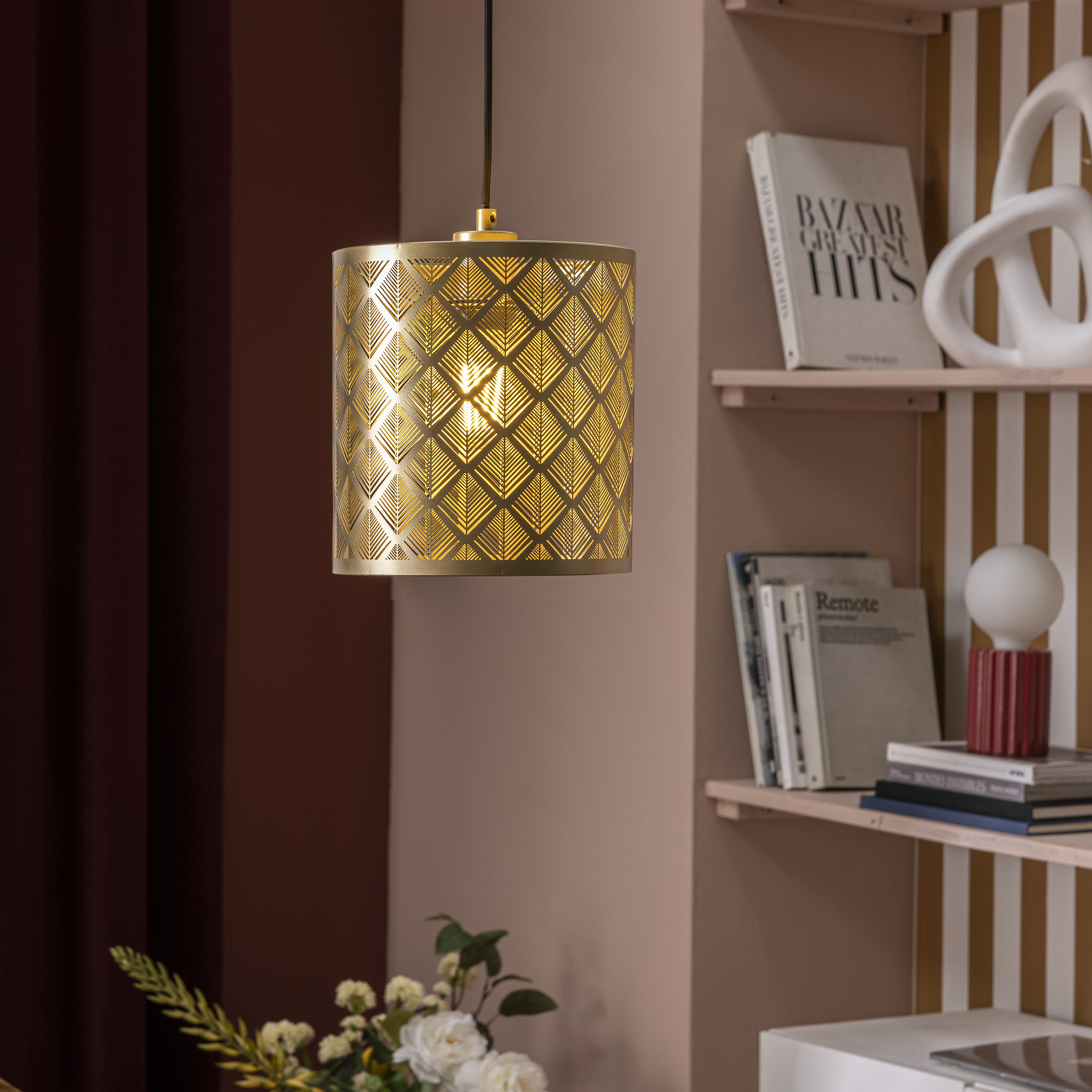 Lampa wisząca Galati złota E27 Inspire - 4