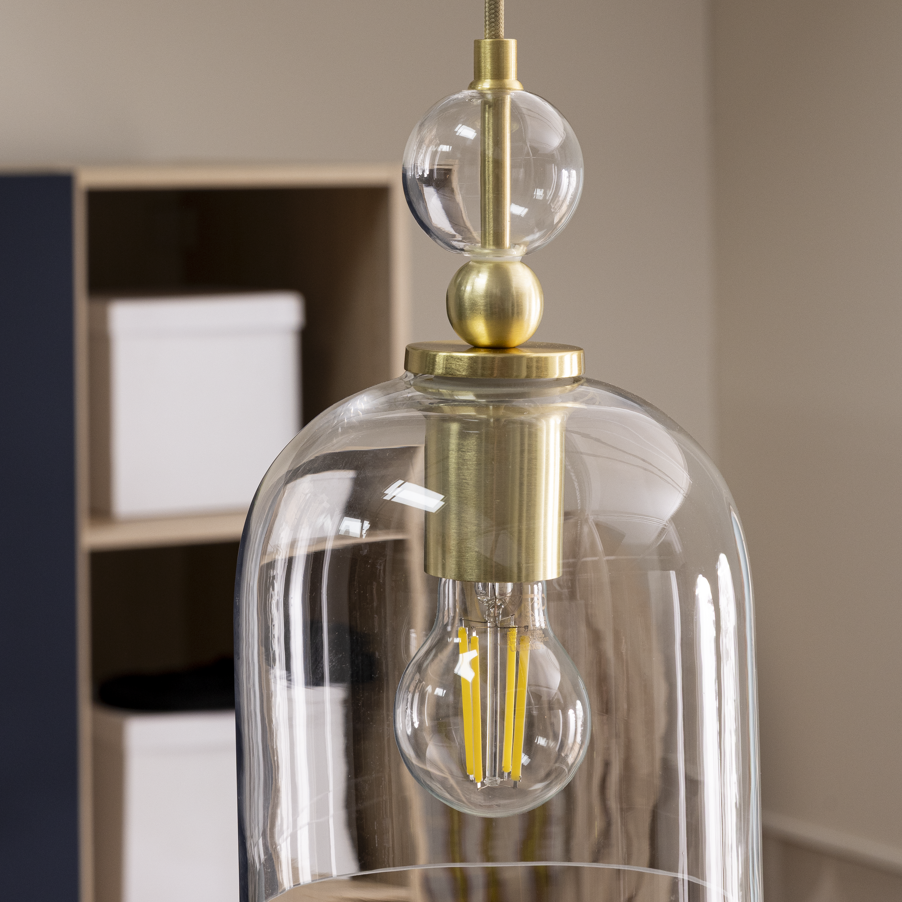 Lampa wisząca Lipsia złota E27 Inspire - 12