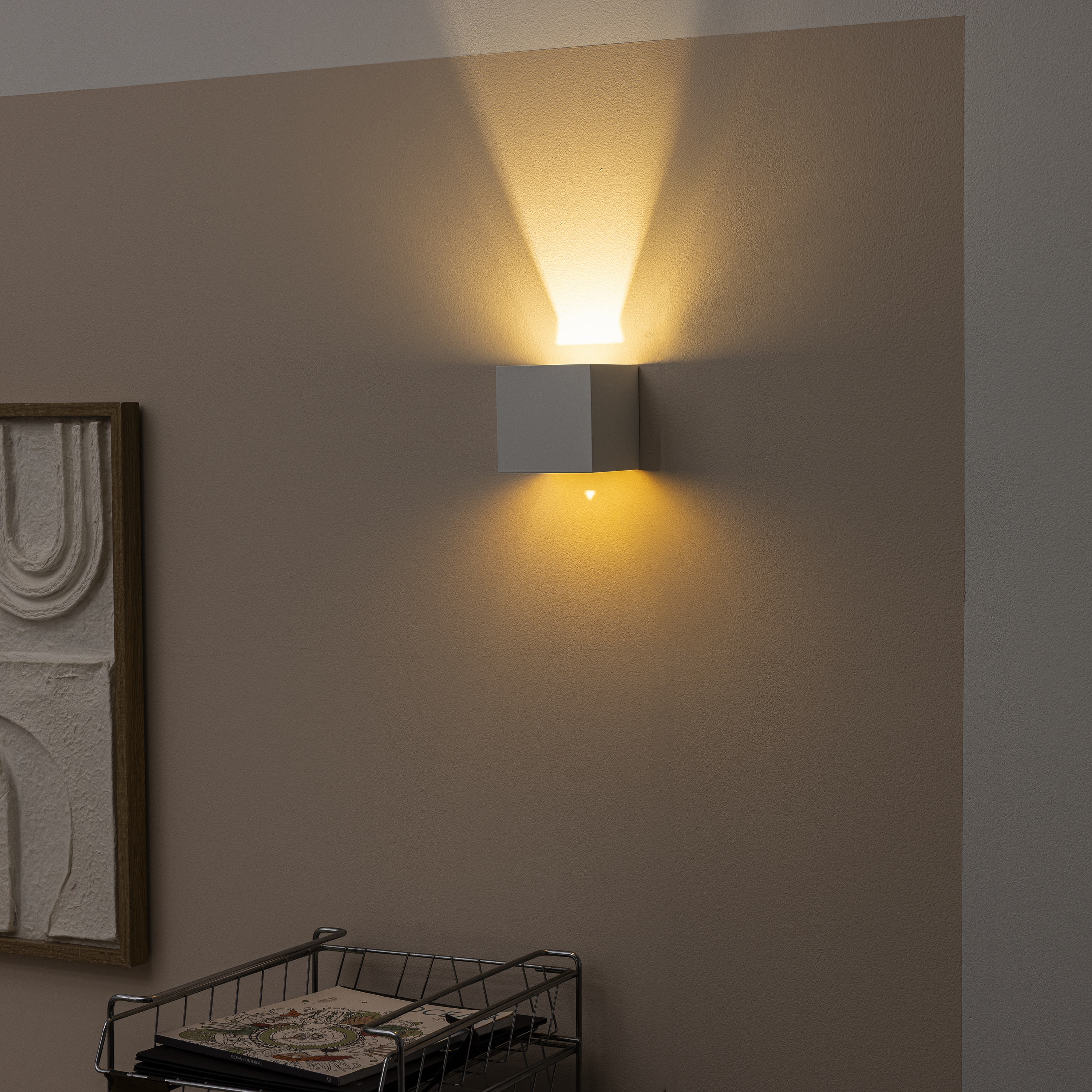 Applique LED moderno Kubbo bianco IP20, 900 lumen, INSPIRE - 6