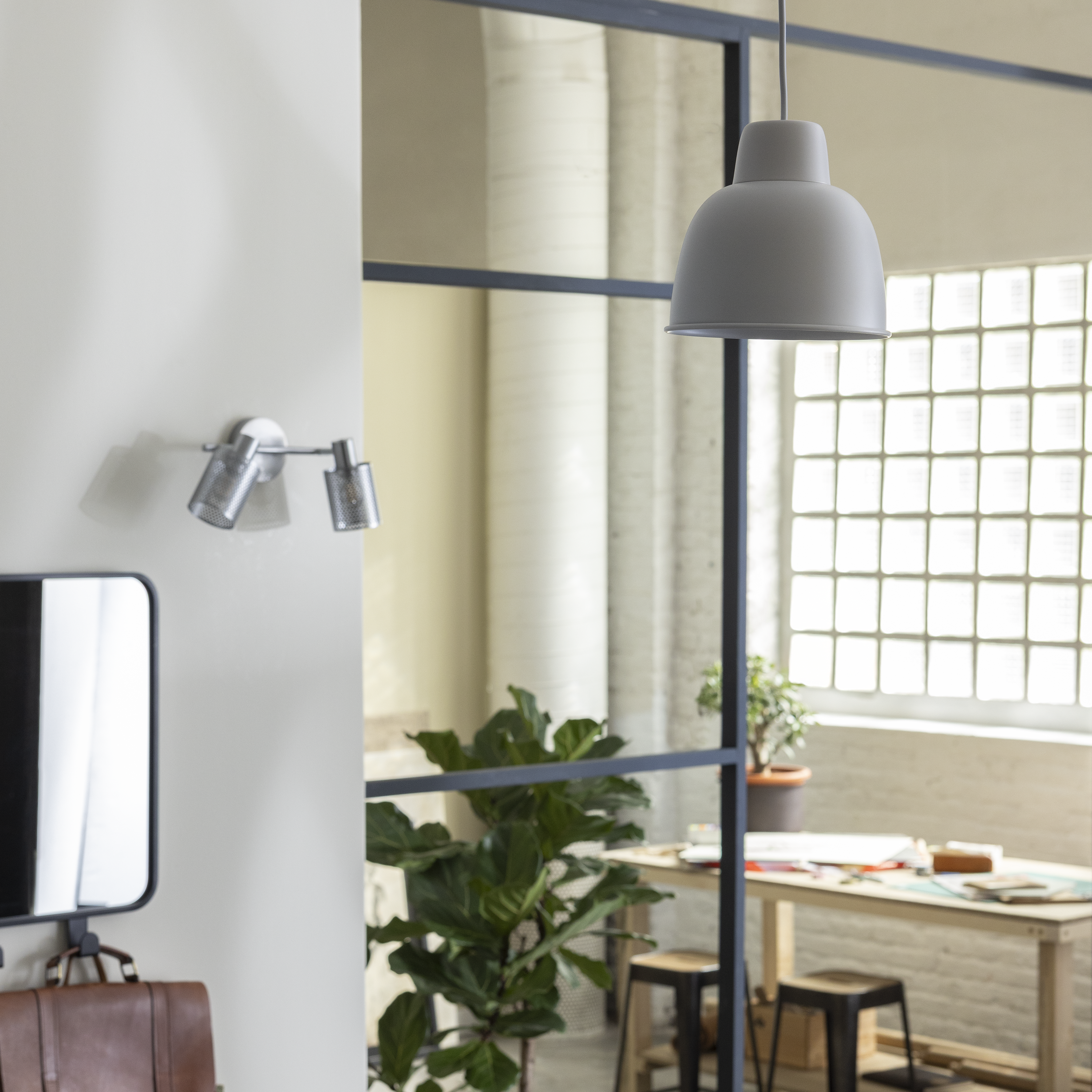 Lampa wisząca Melga biała E27 Inspire - 5